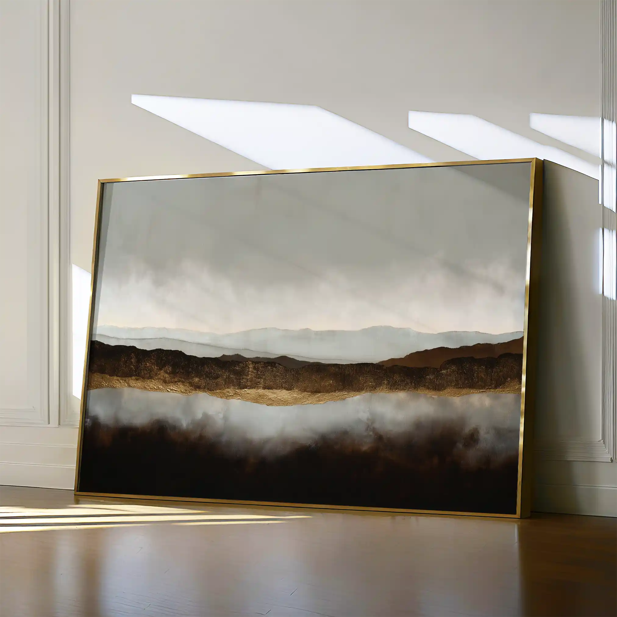 Abstract 1597 Canvas Art 60 x 40 cm / Stretched on hidden frame