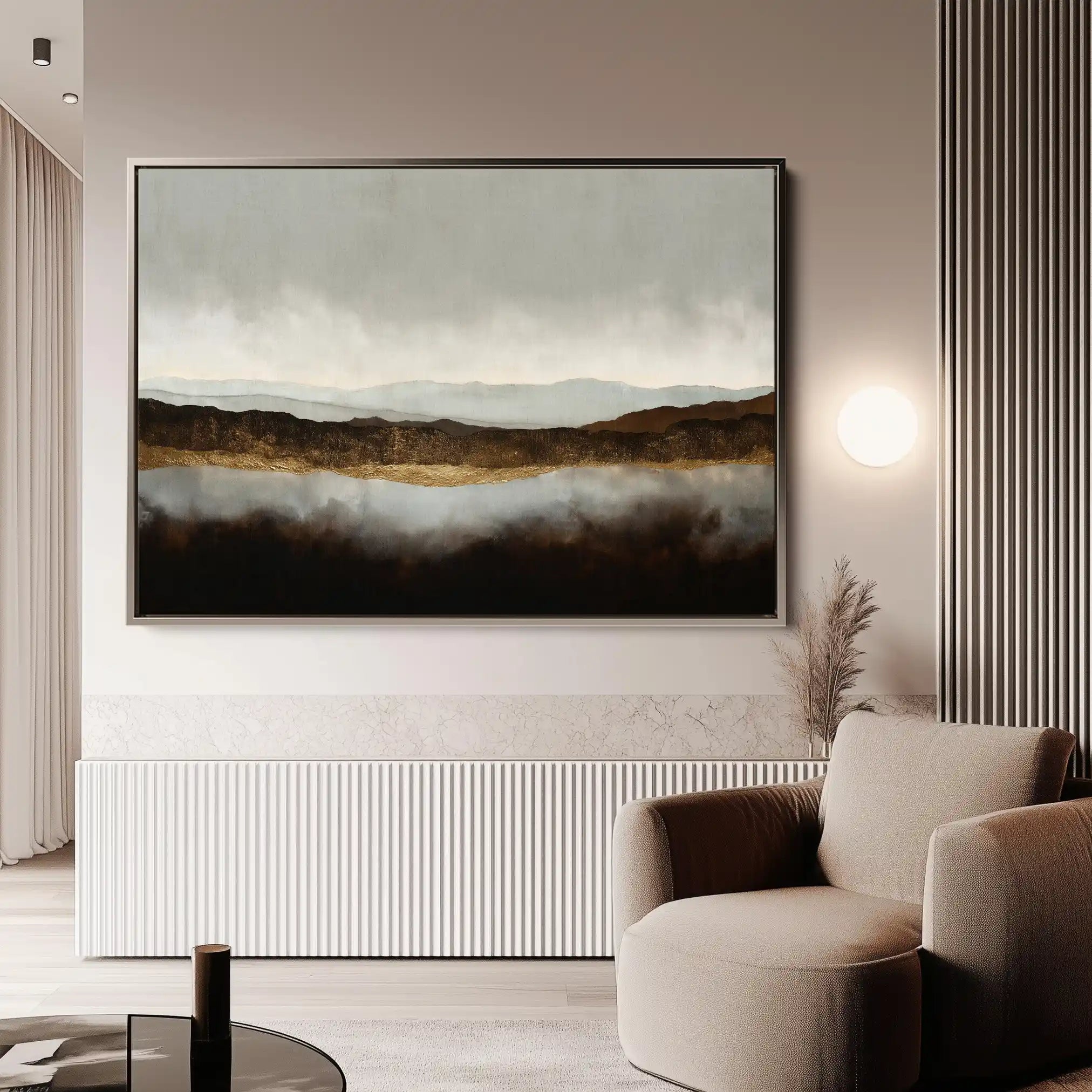 Abstract 1597 Canvas Art 60 x 40 cm / Stretched on hidden frame