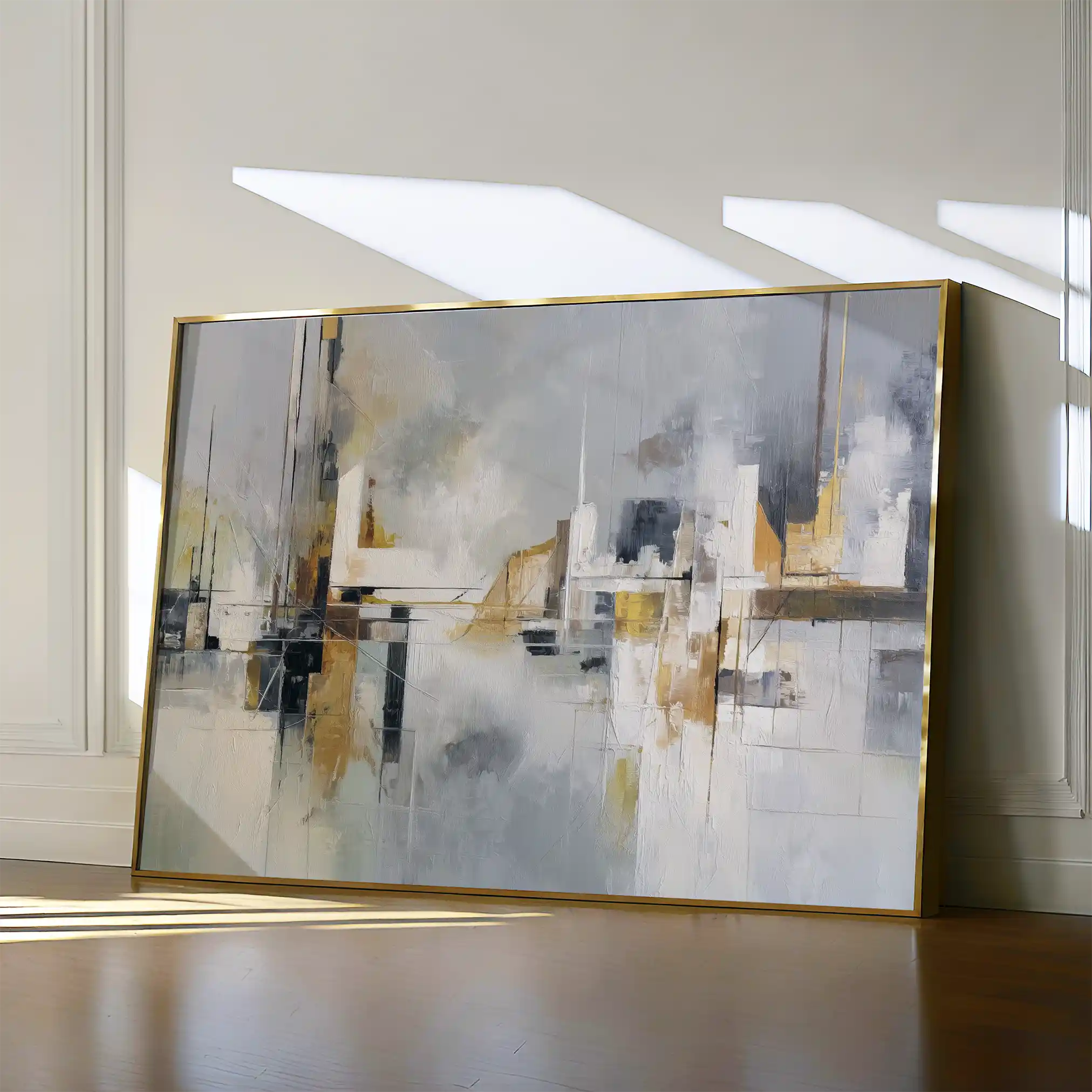 Abstract 1599 Canvas Art 60 x 40 cm / Stretched on hidden frame
