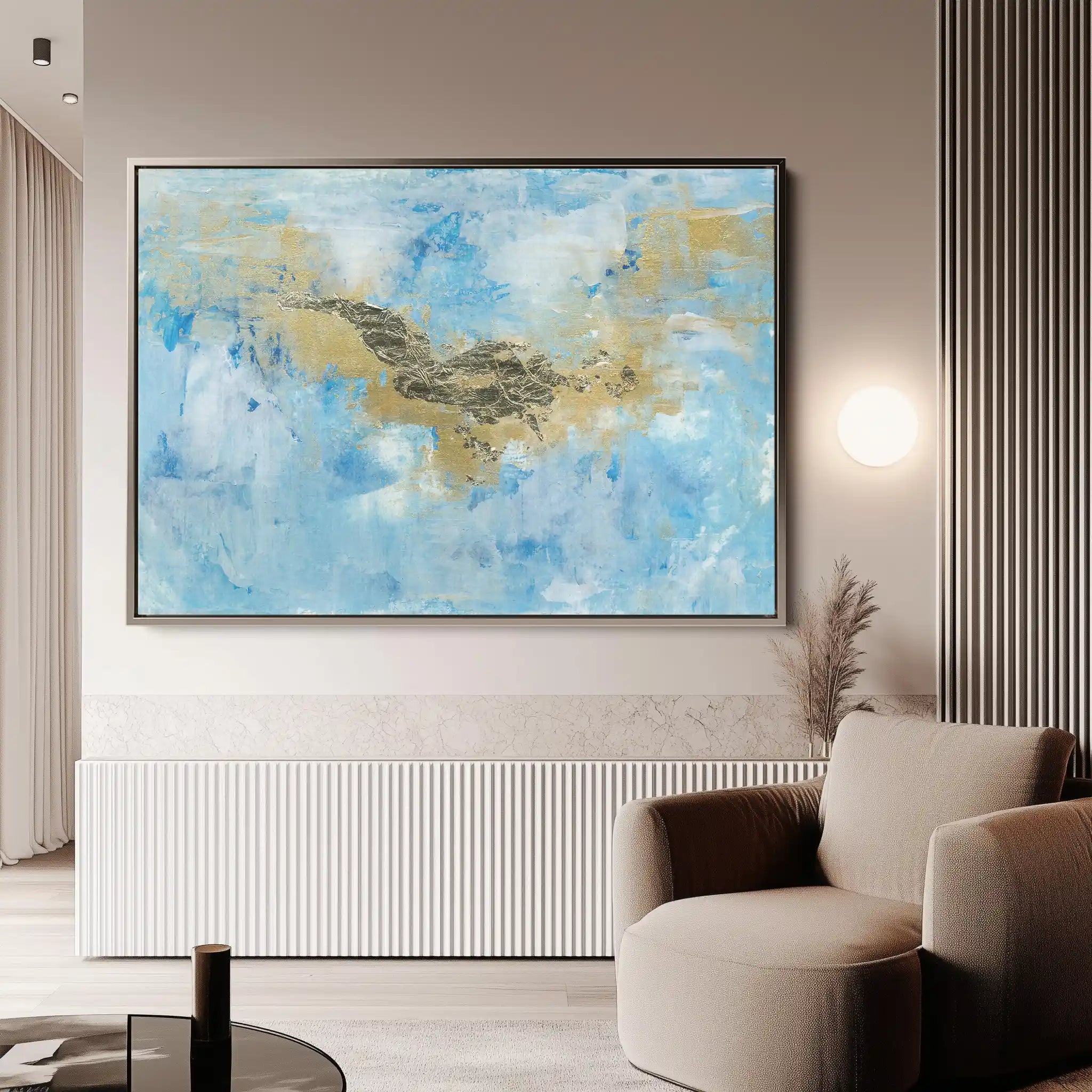 Abstract 160 Canvas Art 60 x 40 cm / Stretched on hidden frame