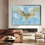 Abstract 160 Canvas Art 60 x 40 cm / Stretched on hidden frame