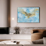 Abstract 160 Canvas Art 60 x 40 cm / Stretched on hidden frame
