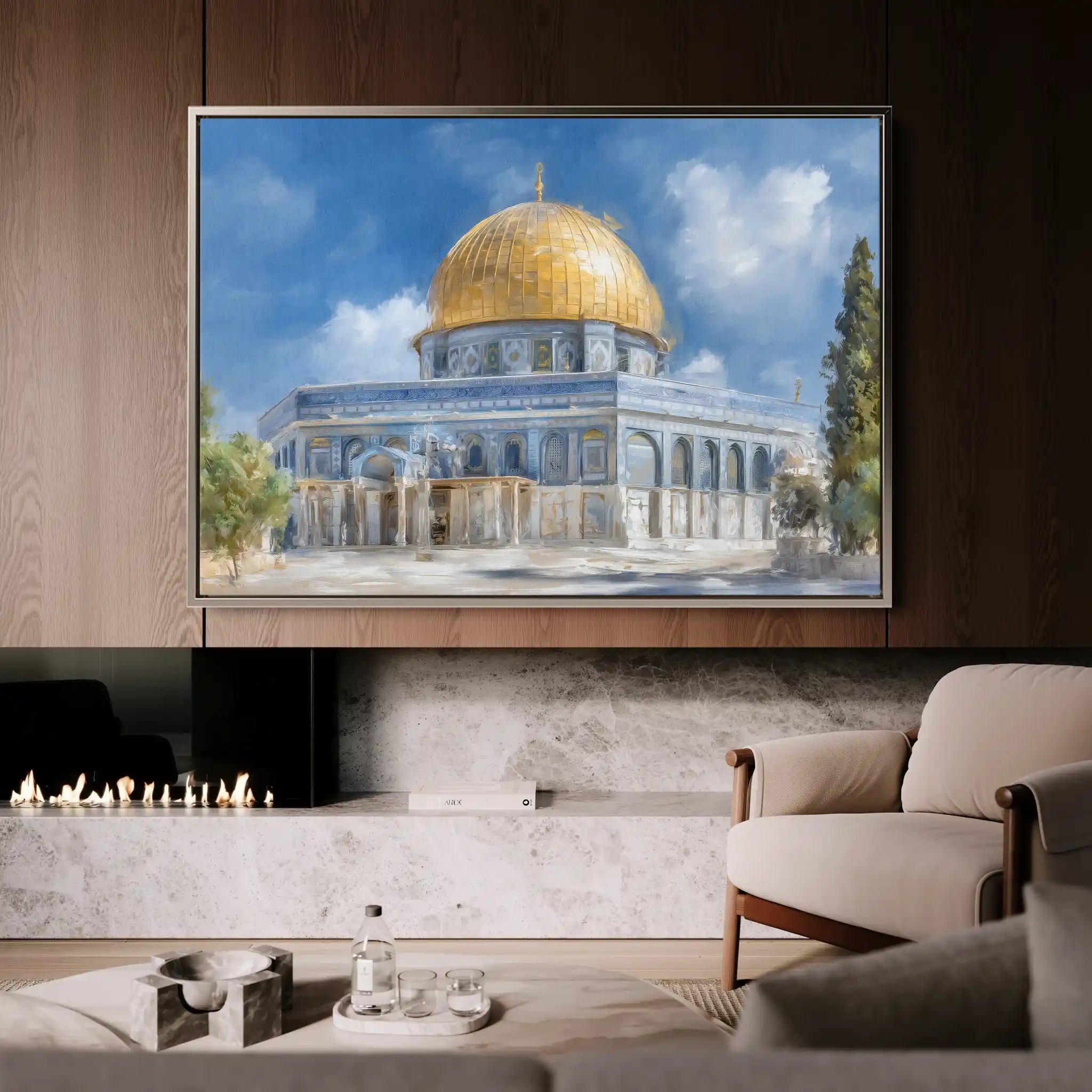 Palestine 160 Canvas Art 60 x 40 cm / Stretched on hidden frame