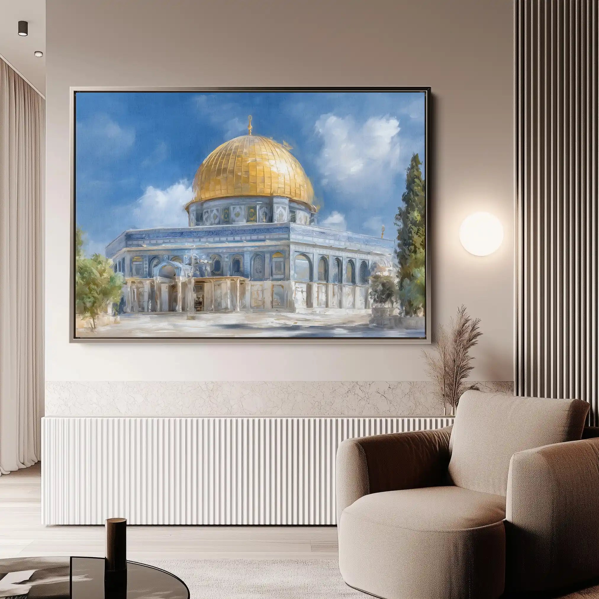 Palestine 160 Canvas Art 60 x 40 cm / Stretched on hidden frame