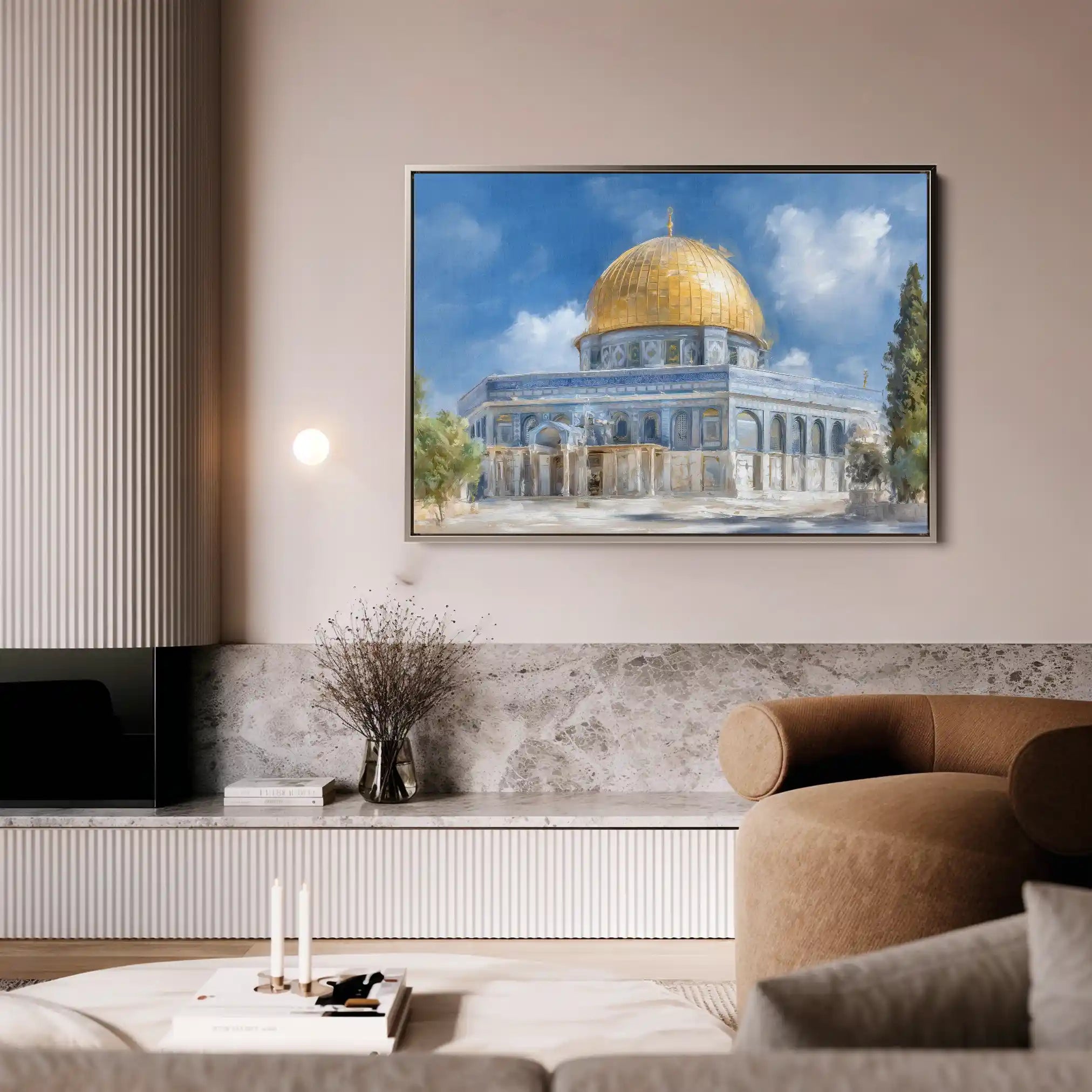 Palestine 160 Canvas Art 60 x 40 cm / Stretched on hidden frame