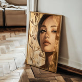 Portrait 160 Canvas Art 90 x 60 cm / Stretched on hidden frame