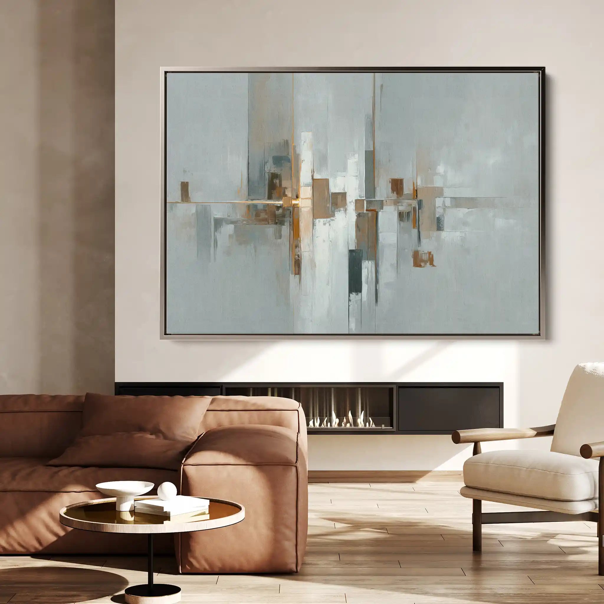 Abstract 1600 Canvas Art 60 x 40 cm / Stretched on hidden frame