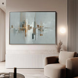 Abstract 1600 Canvas Art 60 x 40 cm / Stretched on hidden frame