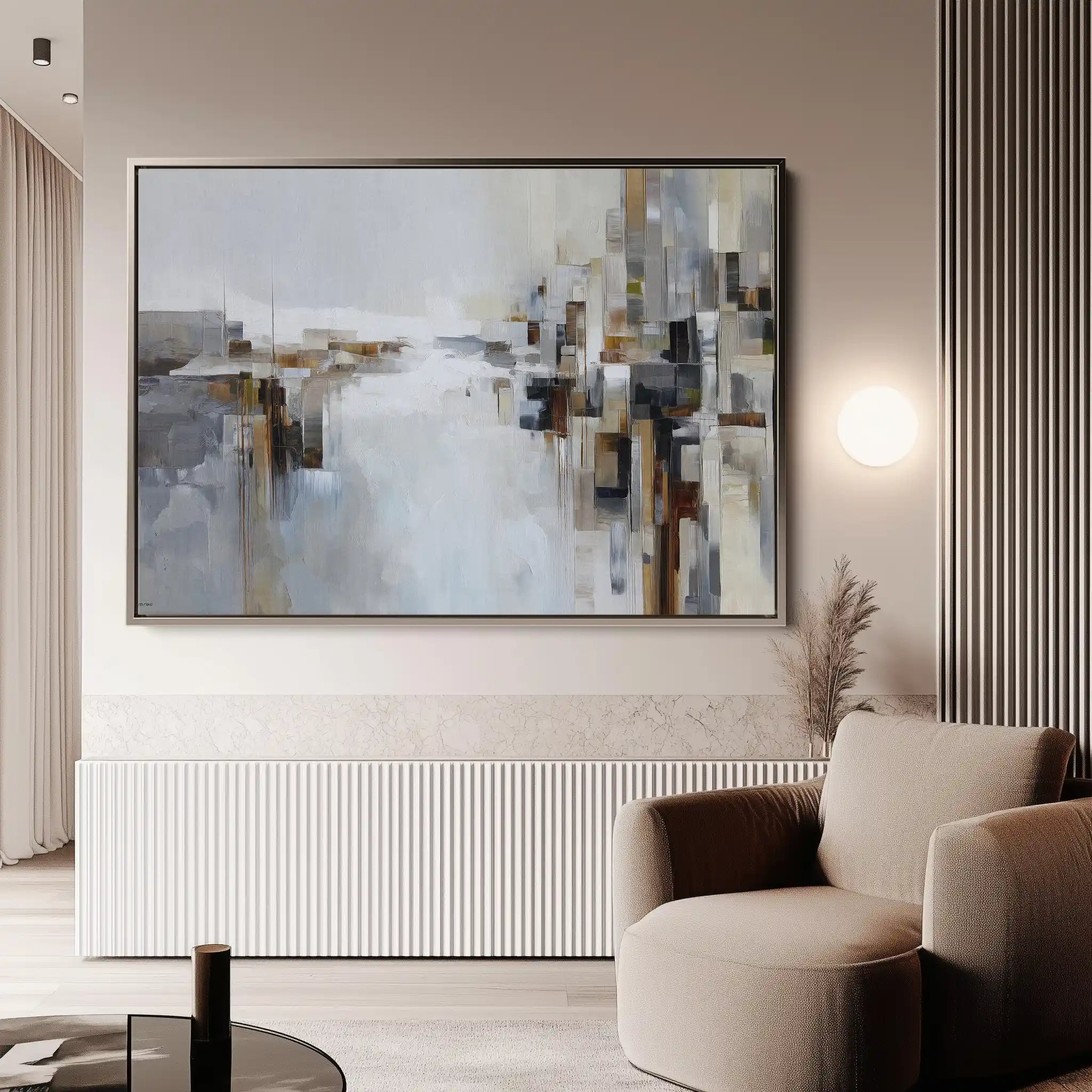 Abstract 1601 Canvas Art 60 x 40 cm / Stretched on hidden frame