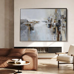 Abstract 1601 Canvas Art 60 x 40 cm / Stretched on hidden frame