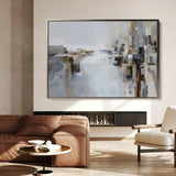 Abstract 1601 Canvas Art 60 x 40 cm / Stretched on hidden frame