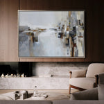 Abstract 1601 Canvas Art 60 x 40 cm / Stretched on hidden frame