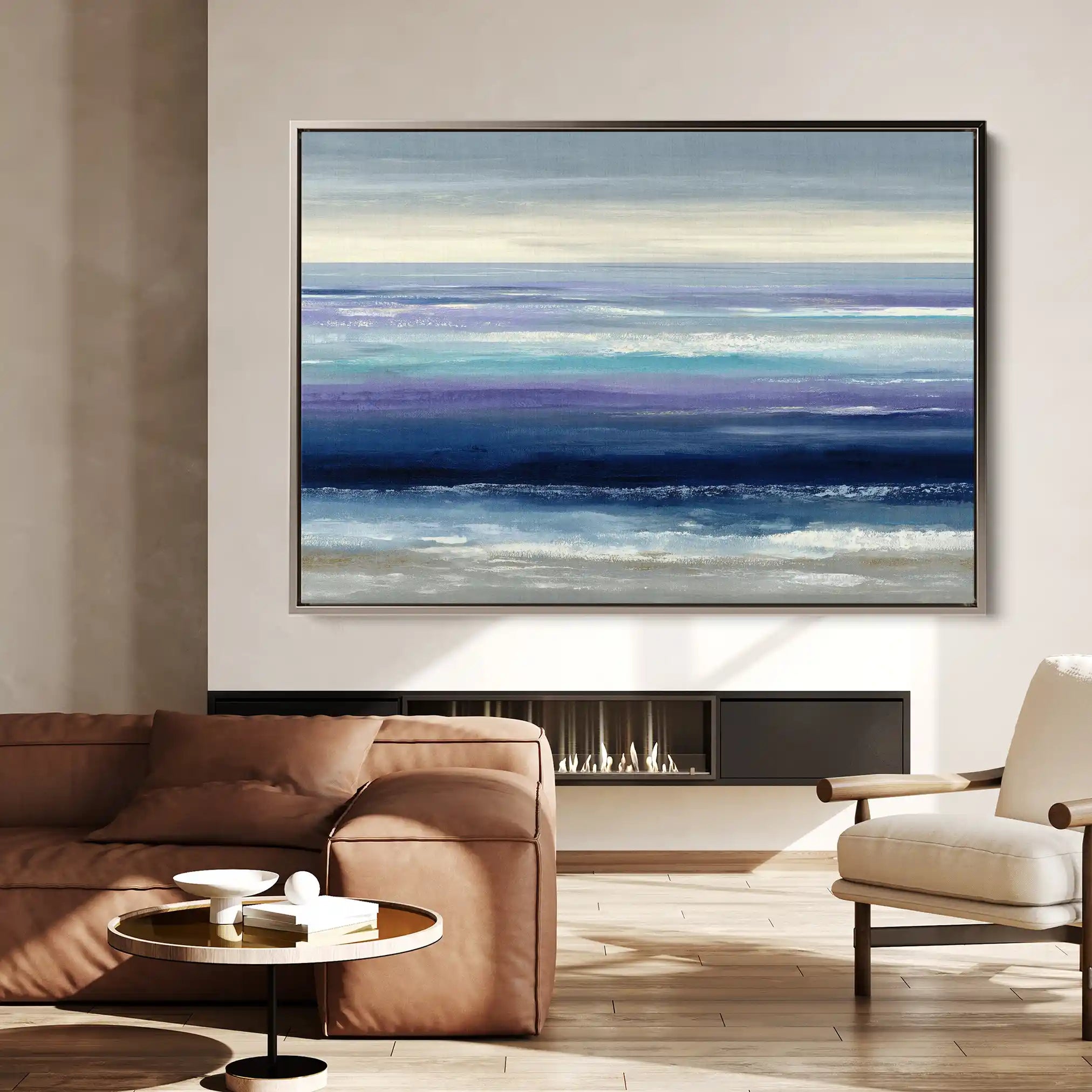 Abstract 1602 Canvas Art 60 x 40 cm / Stretched on hidden frame