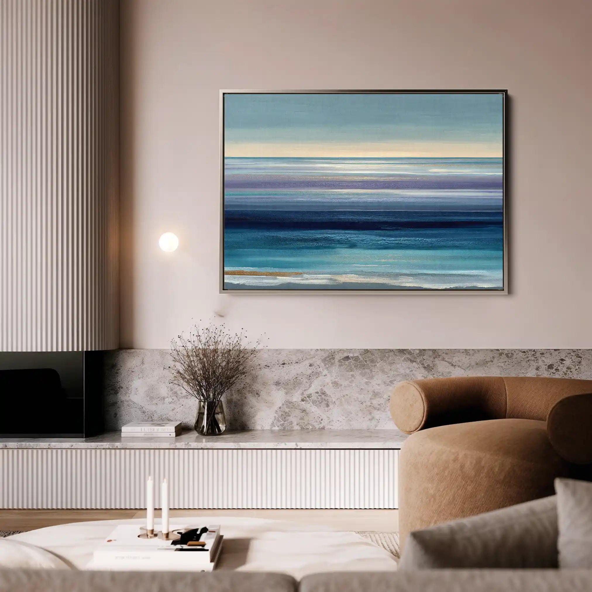 Abstract 1603 Canvas Art 60 x 40 cm / Stretched on hidden frame