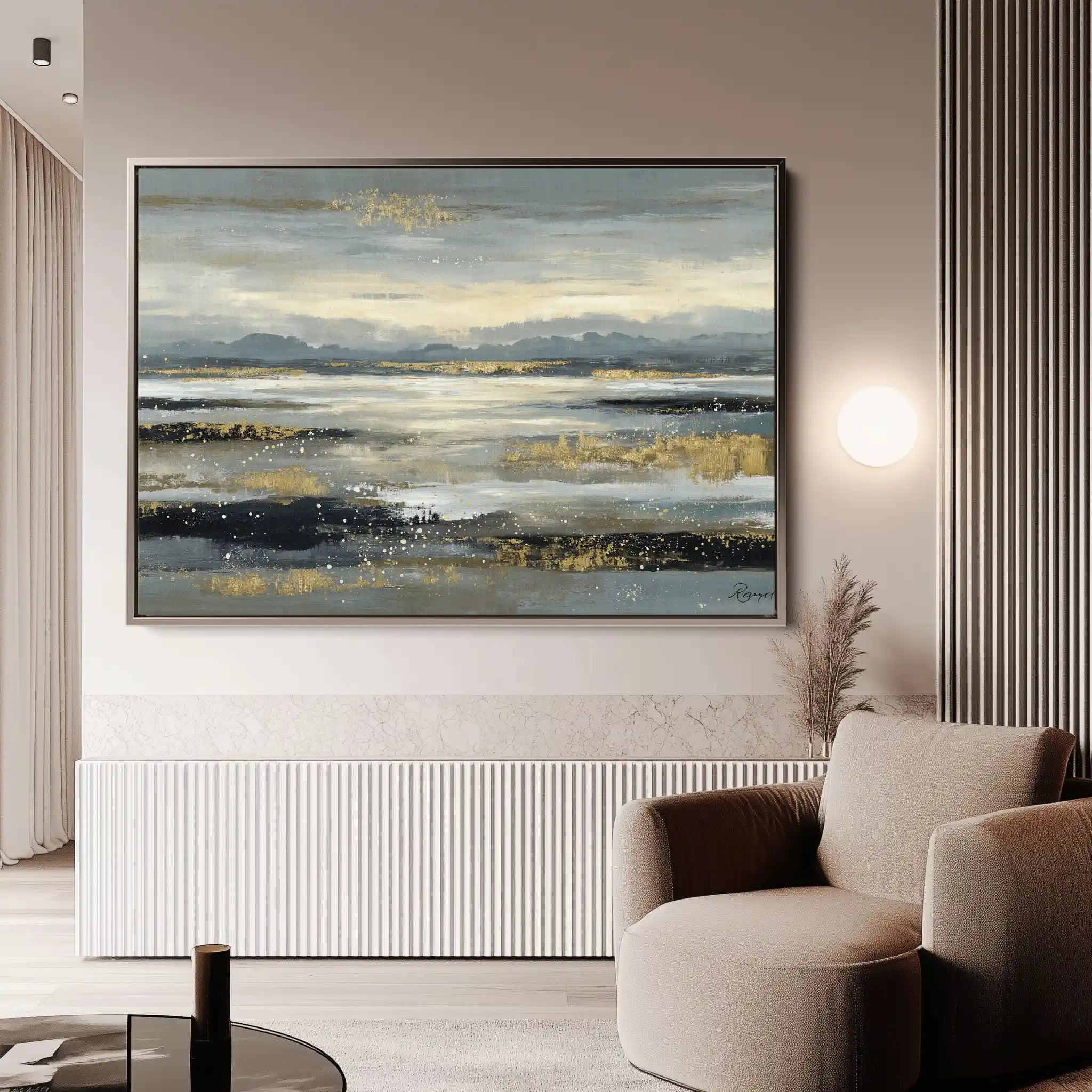 Abstract 1607 Canvas Art 60 x 40 cm / Stretched on hidden frame