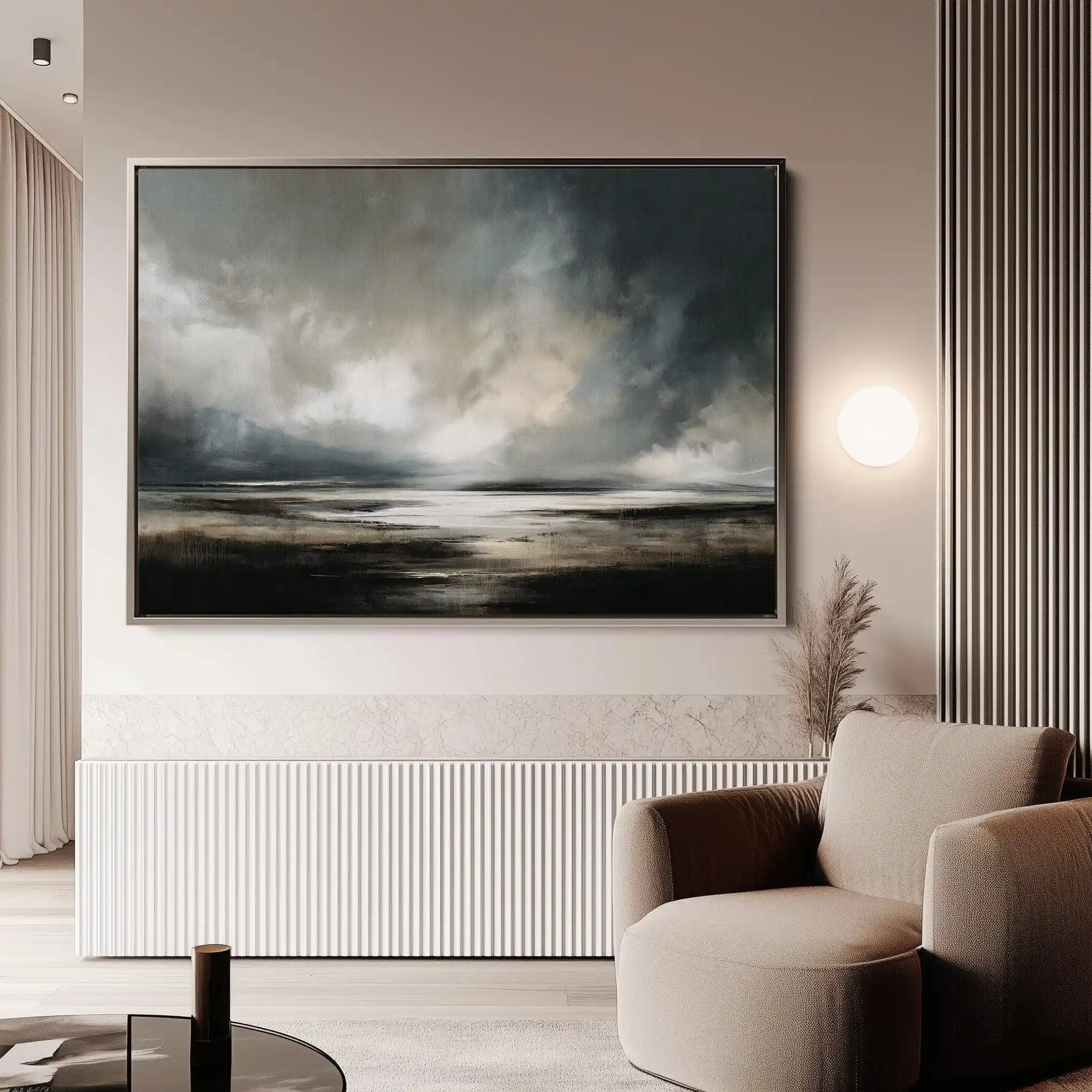Abstract 1608 Canvas Art 60 x 40 cm / Stretched on hidden frame