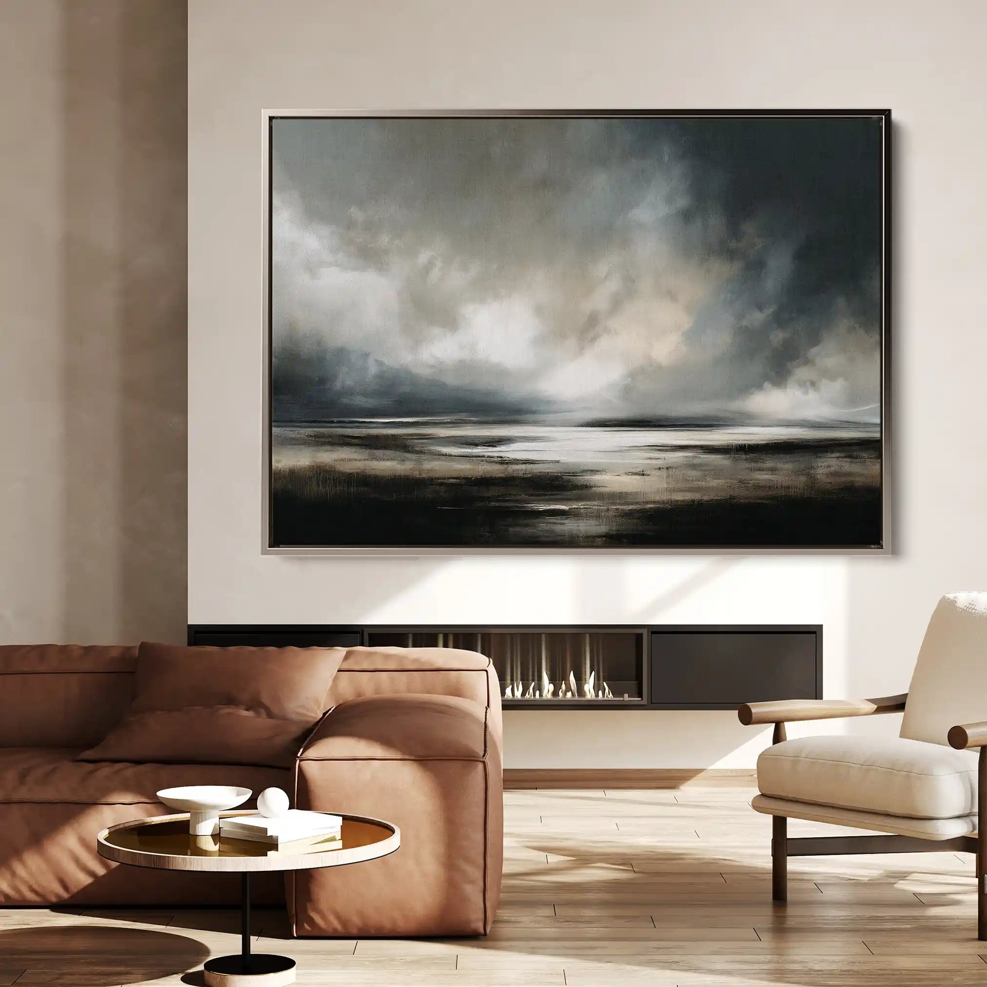 Abstract 1608 Canvas Art 60 x 40 cm / Stretched on hidden frame