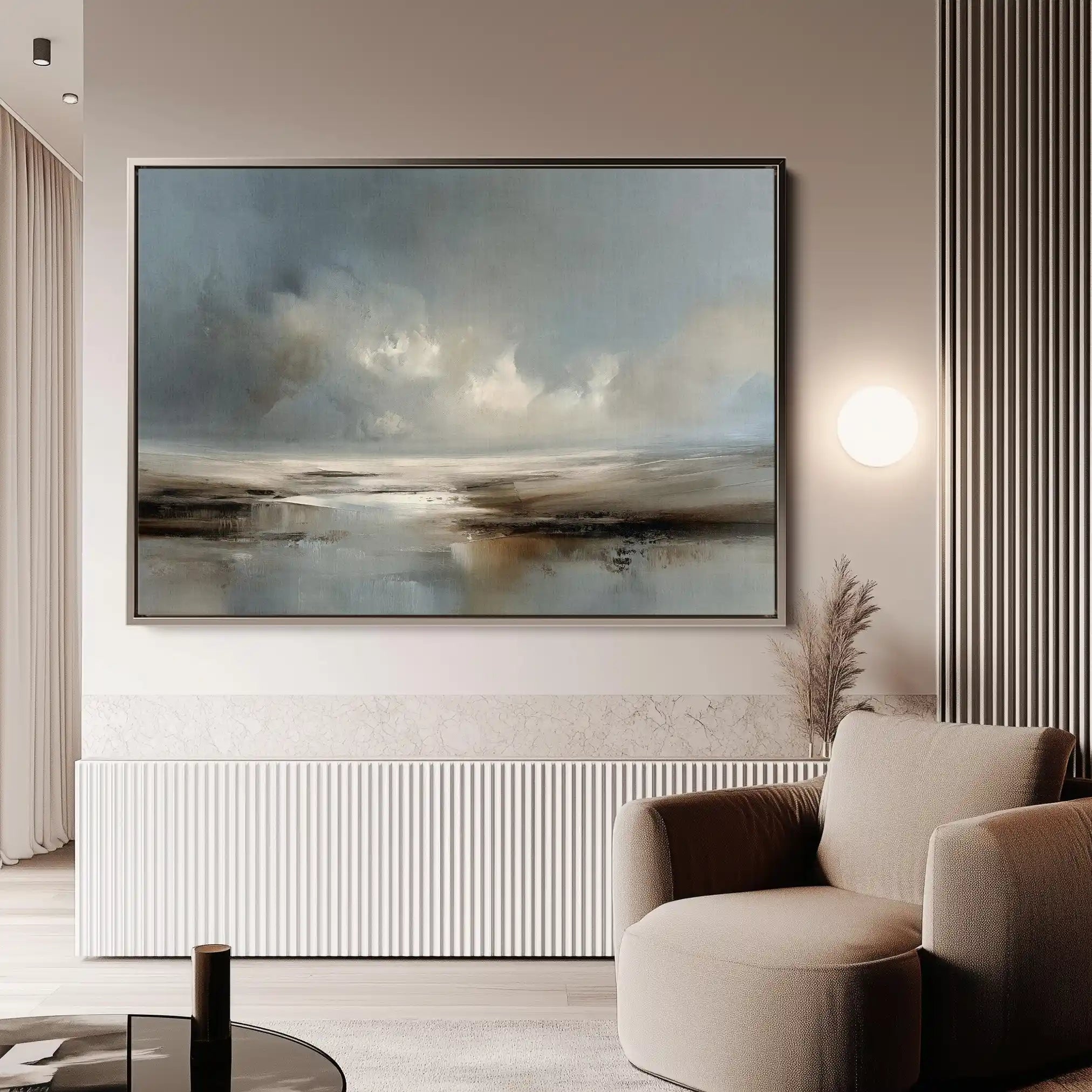 Abstract 1609 Canvas Art 60 x 40 cm / Stretched on hidden frame