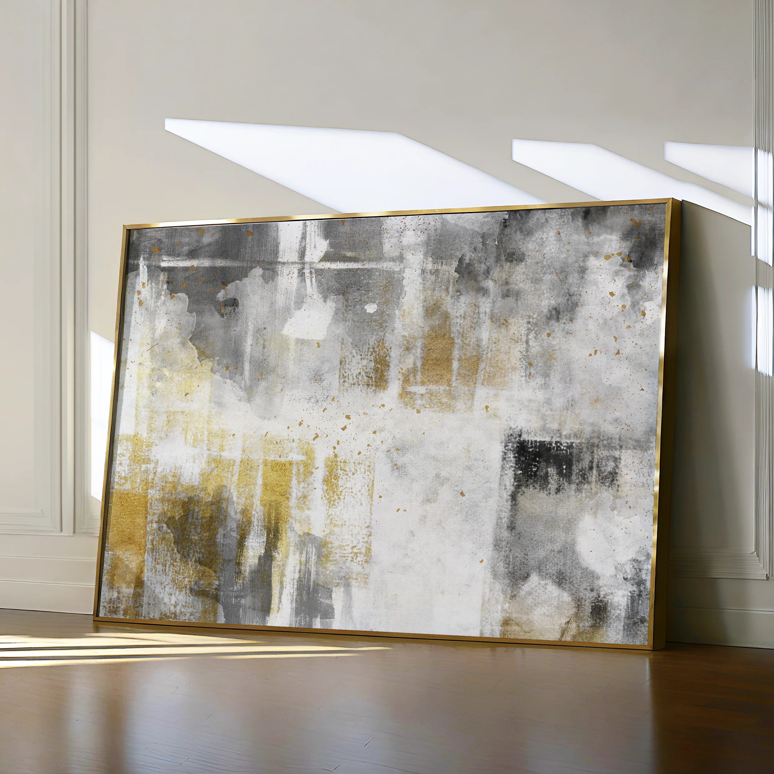 Abstract Canvas Wall Art WAD161-A 90 x 60 cm / Stretched on hidden frame