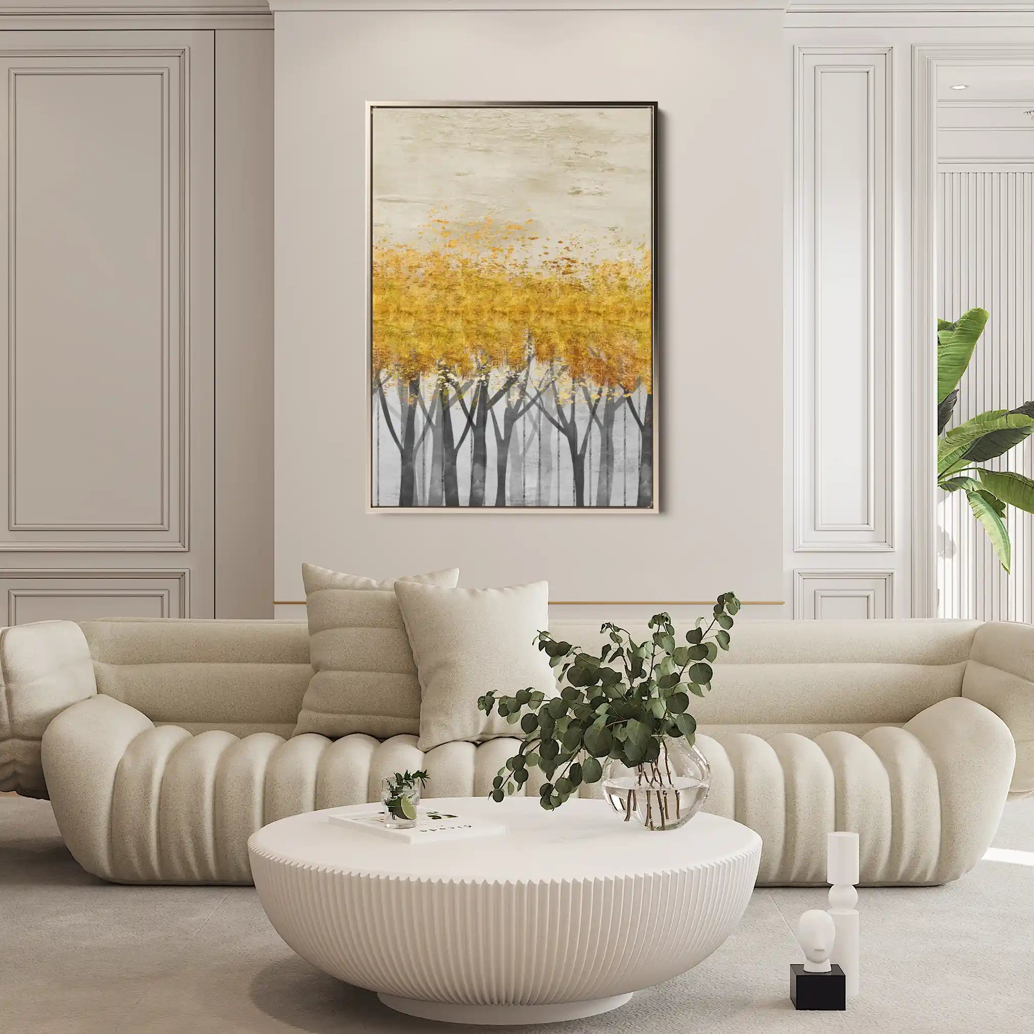 Floral Canvas Wall Art WAD161-F 90 x 60 cm / Stretched on hidden frame