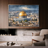 Palestine 161 Canvas Art 60 x 40 cm / Stretched on hidden frame