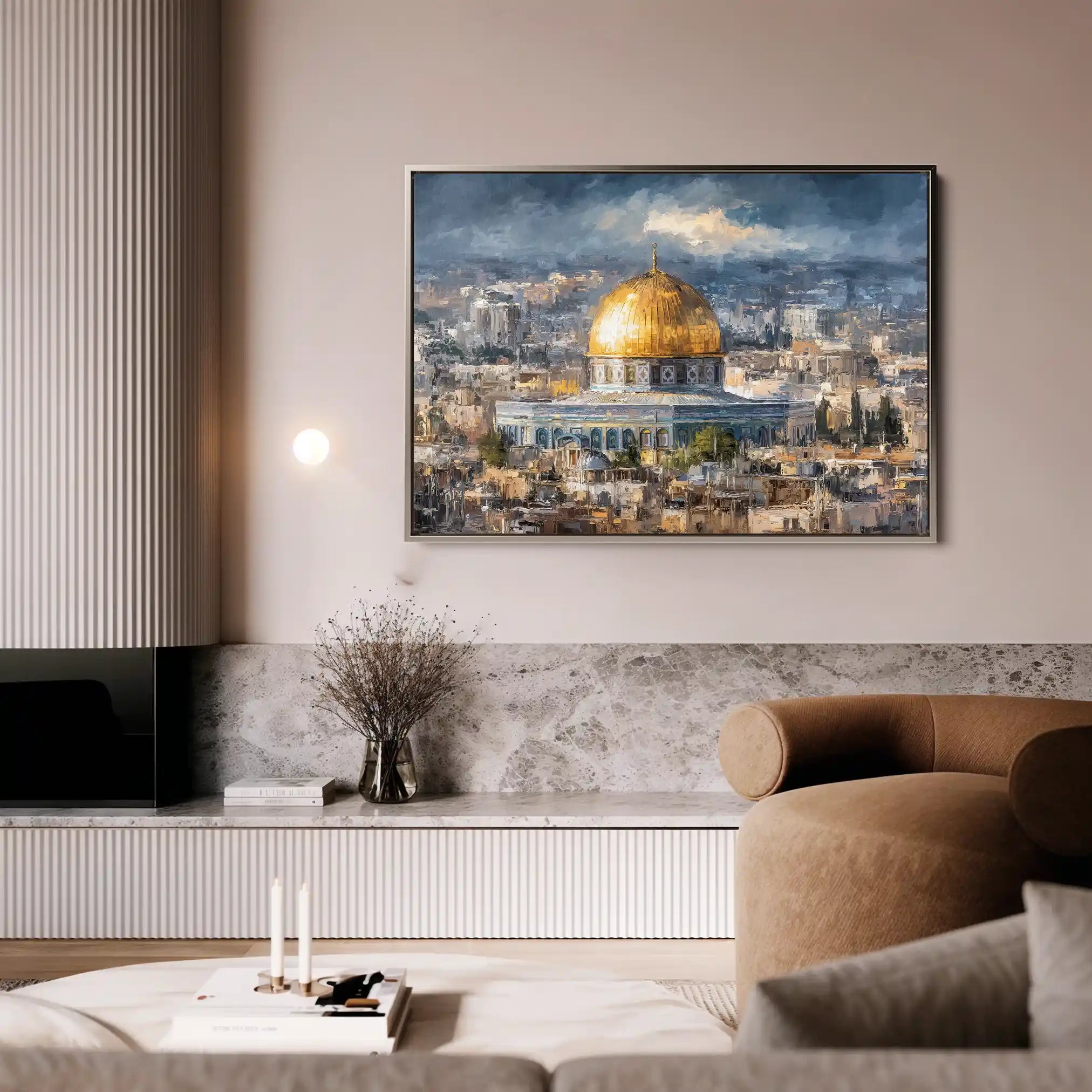 Palestine 161 Canvas Art 60 x 40 cm / Stretched on hidden frame