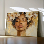 Portrait 161 Canvas Art 90 x 60 cm / Stretched on hidden frame