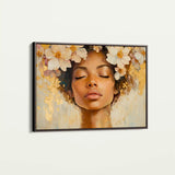 Portrait 161 Canvas Art 90 x 60 cm / Stretched on hidden frame