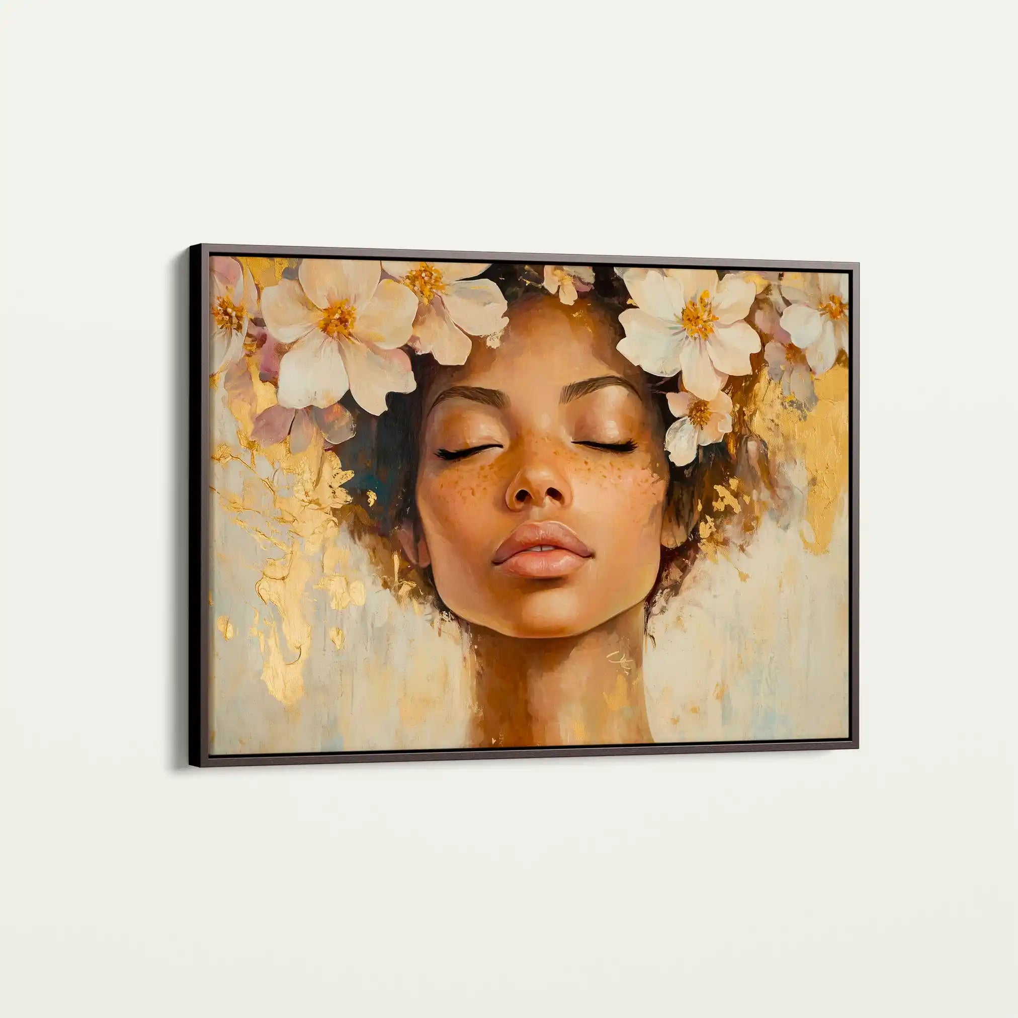 Portrait 161 Canvas Art 90 x 60 cm / Stretched on hidden frame