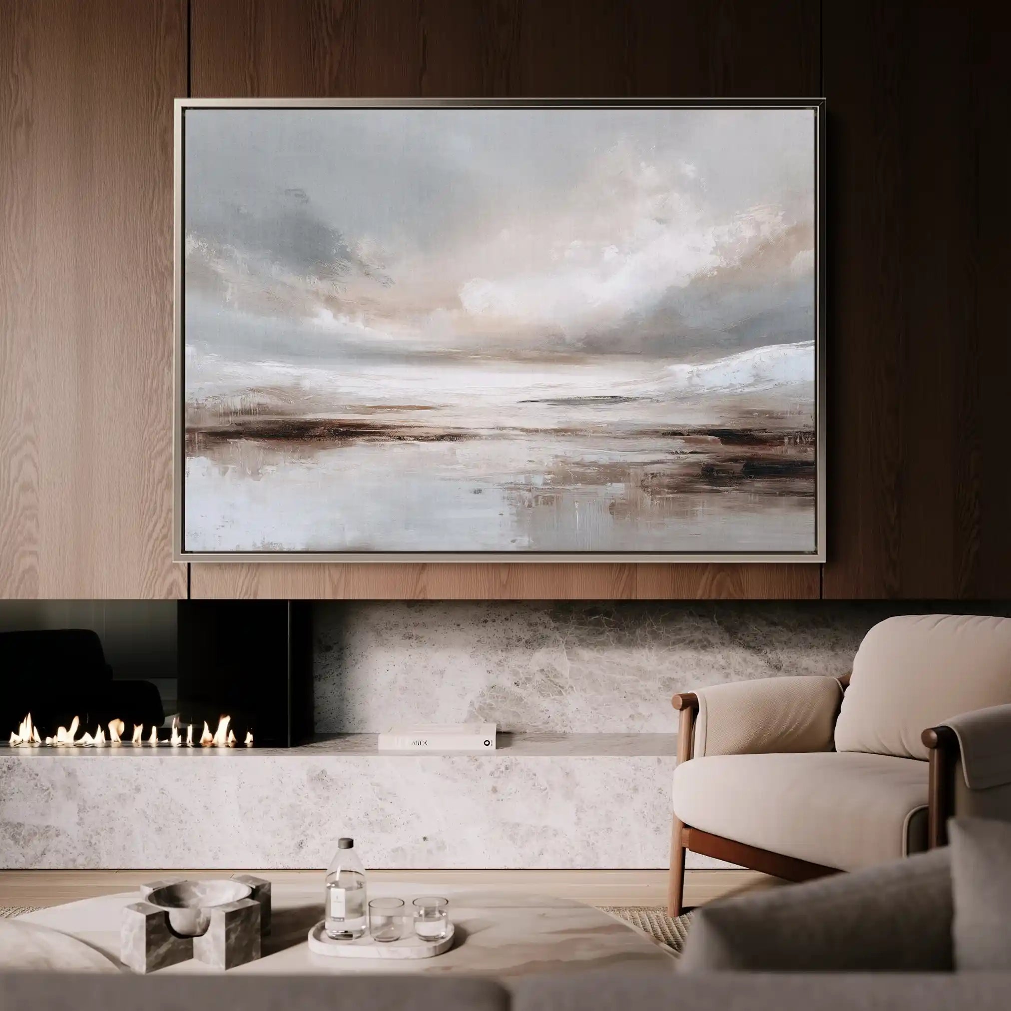 Abstract 1610 Canvas Art 60 x 40 cm / Stretched on hidden frame