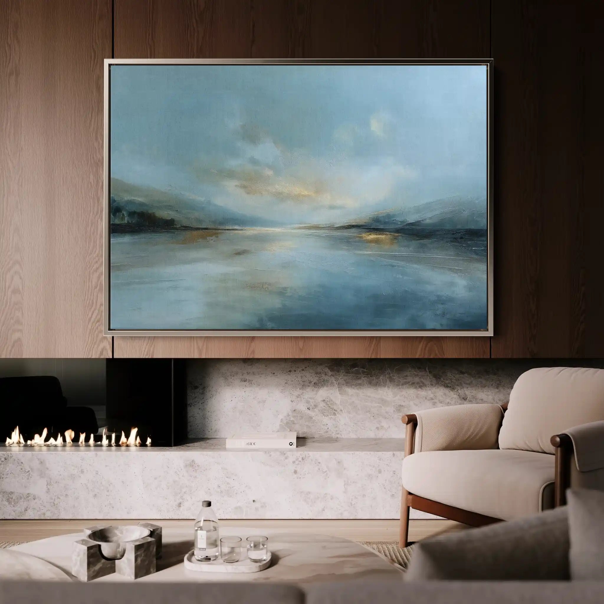 Abstract 1611 Canvas Art 60 x 40 cm / Stretched on hidden frame