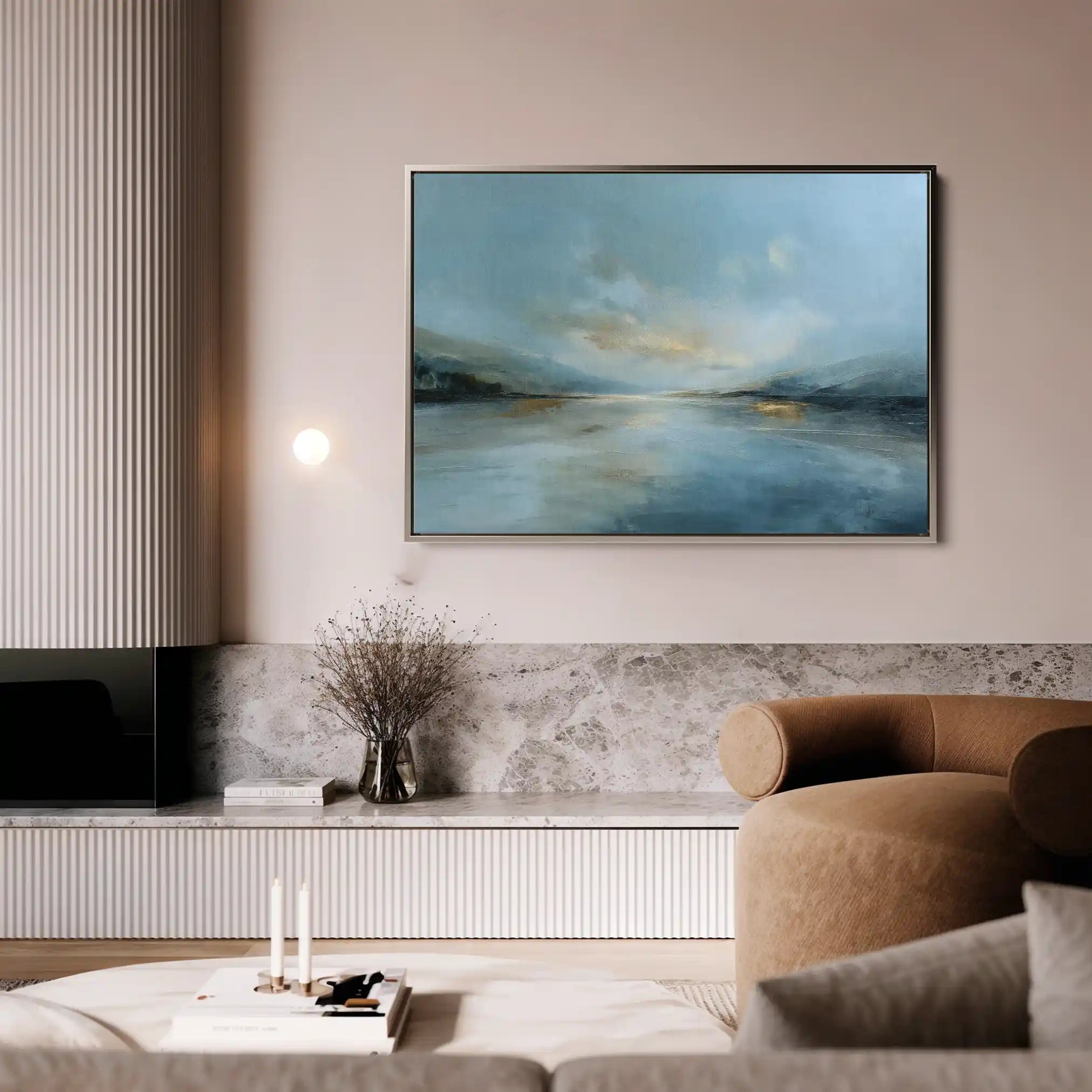 Abstract 1611 Canvas Art 60 x 40 cm / Stretched on hidden frame