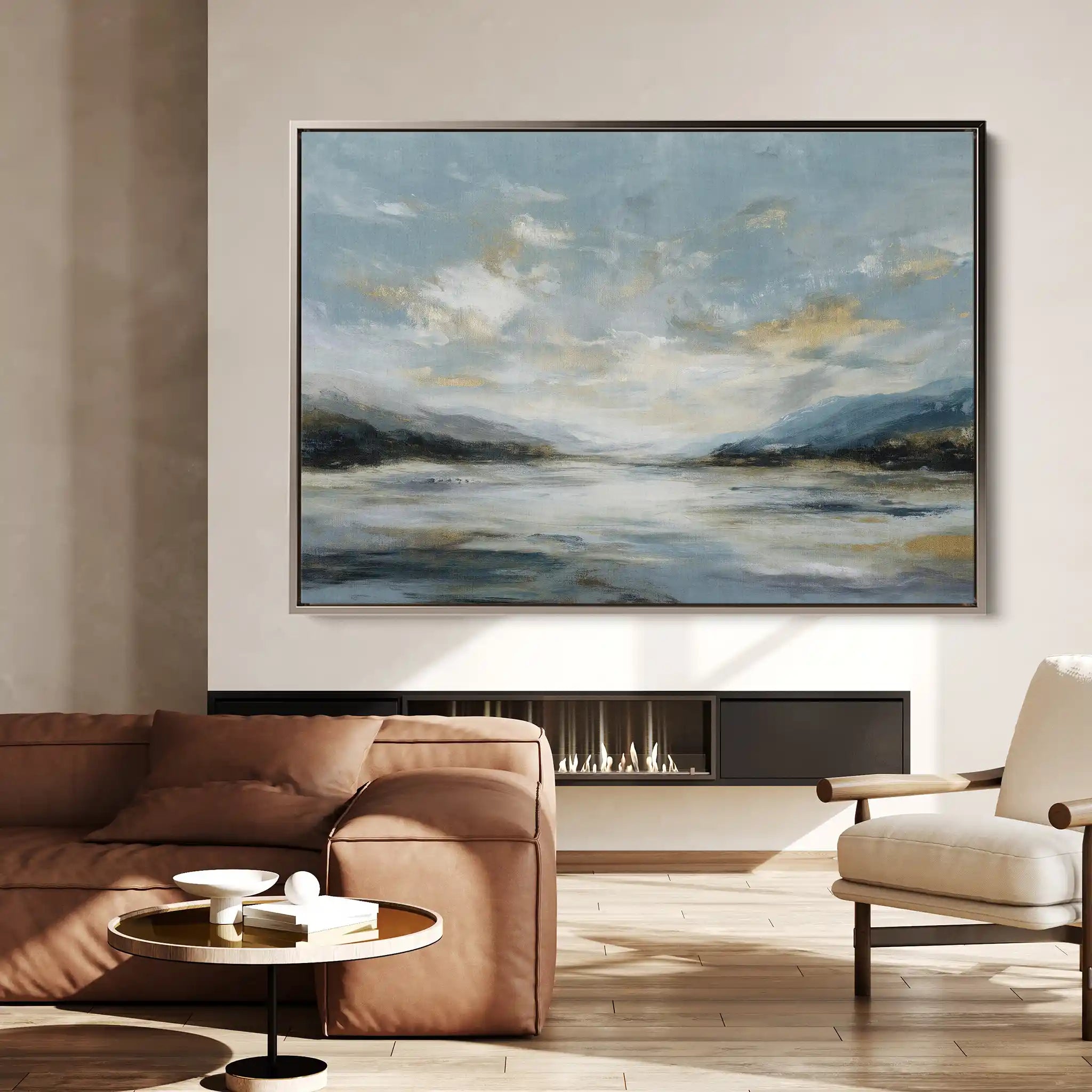 Abstract 1612 Canvas Art 60 x 40 cm / Stretched on hidden frame