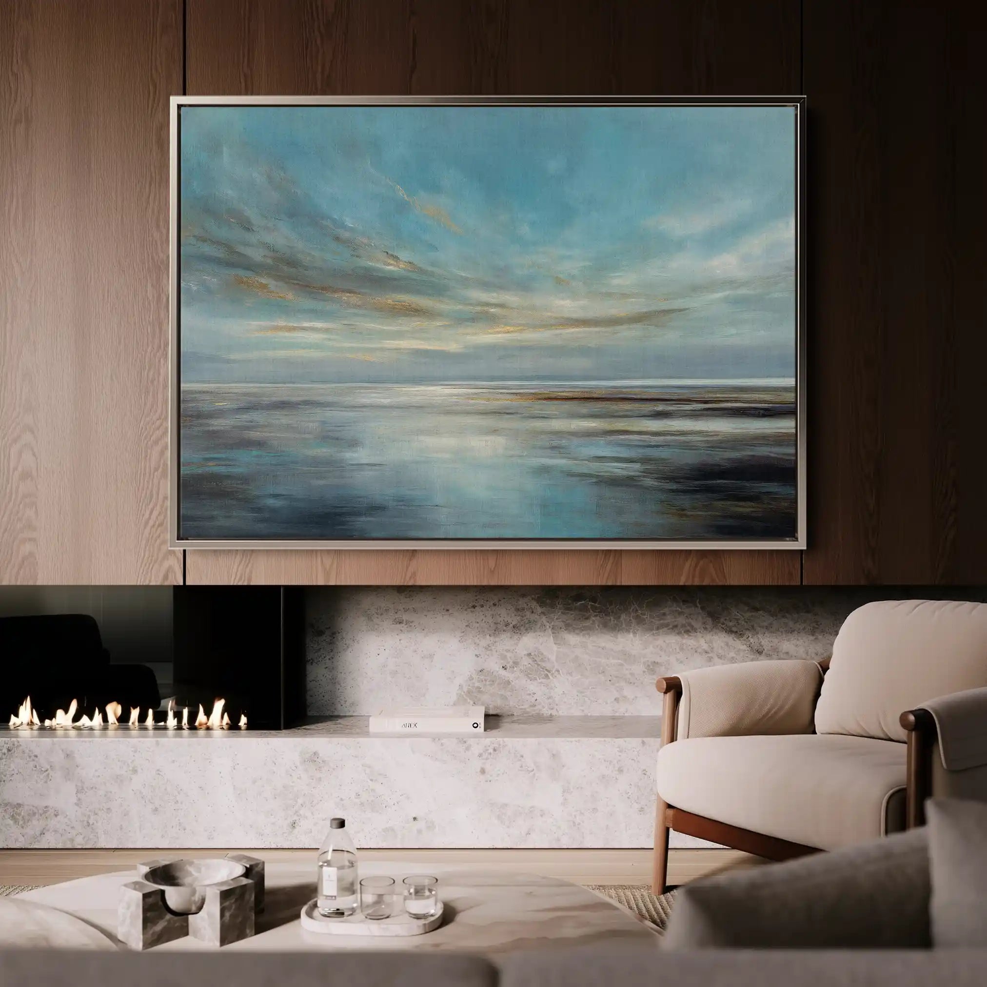 Abstract 1613 Canvas Art 60 x 40 cm / Stretched on hidden frame