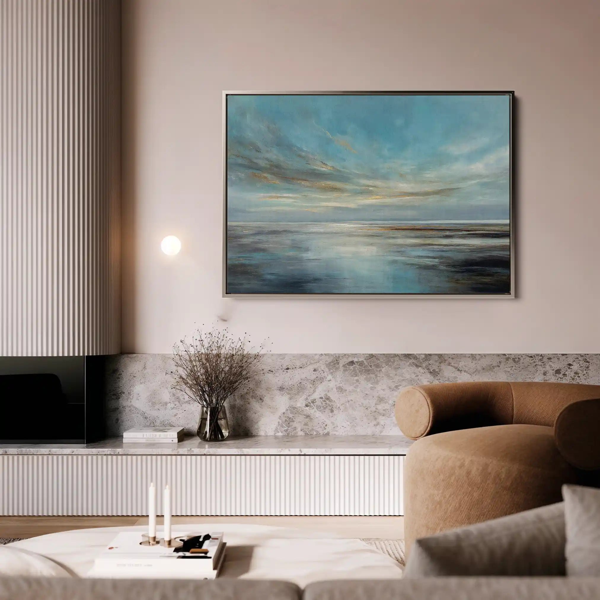 Abstract 1613 Canvas Art 60 x 40 cm / Stretched on hidden frame
