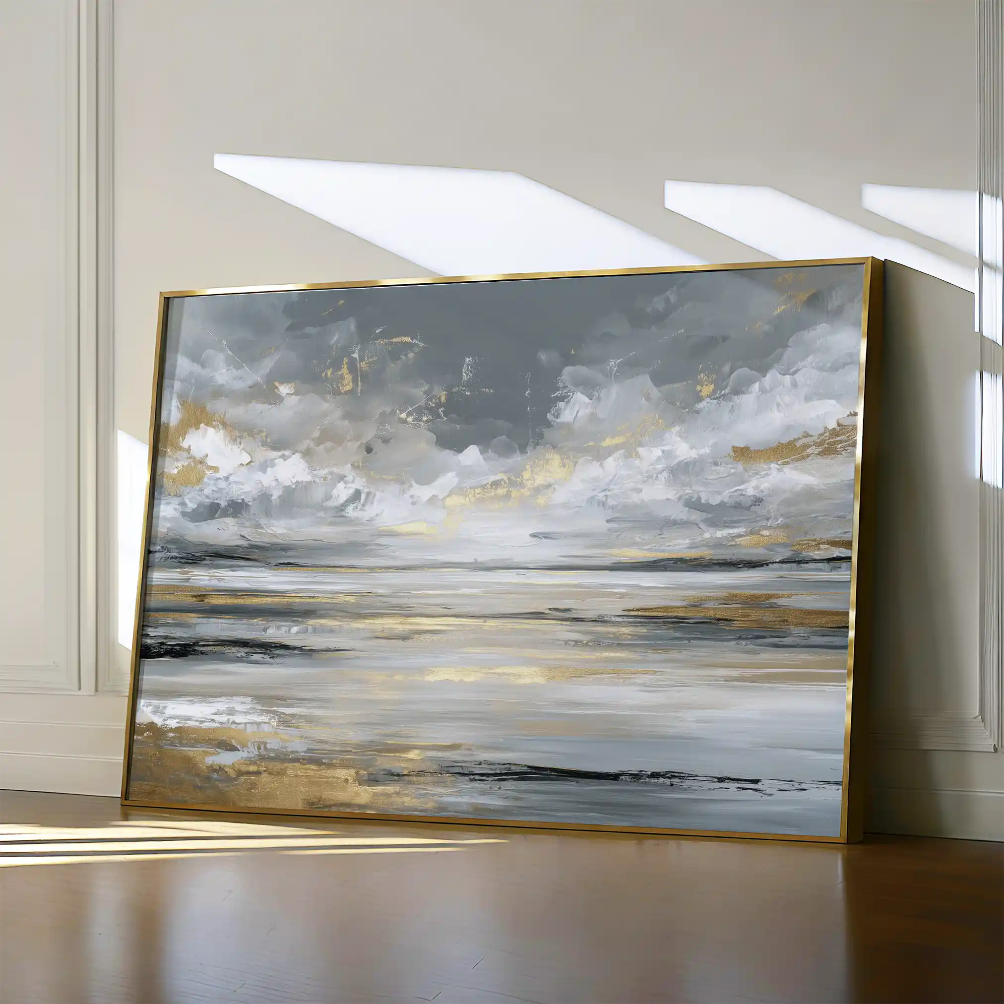 Abstract 1614 Canvas Art 60 x 40 cm / Stretched on hidden frame