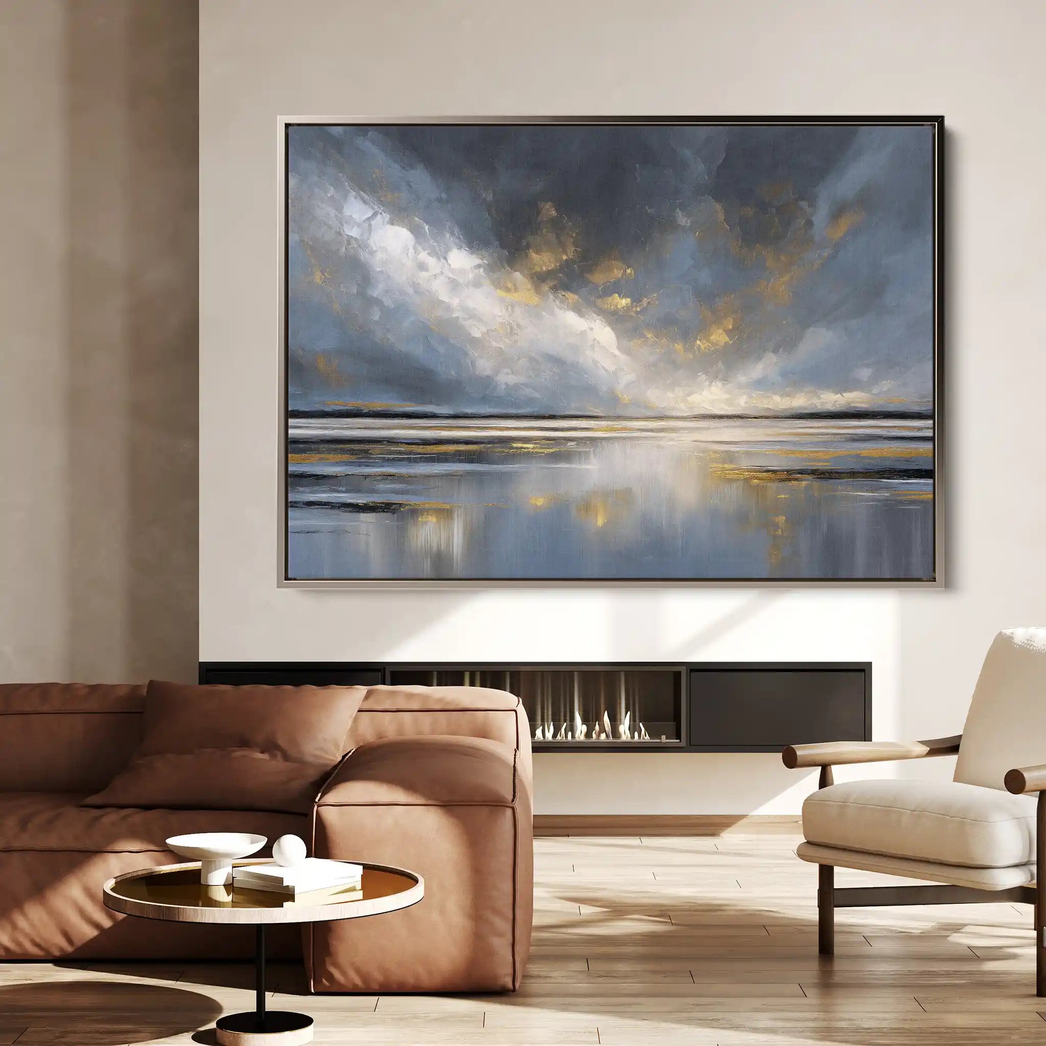 Abstract 1615 Canvas Art 60 x 40 cm / Stretched on hidden frame