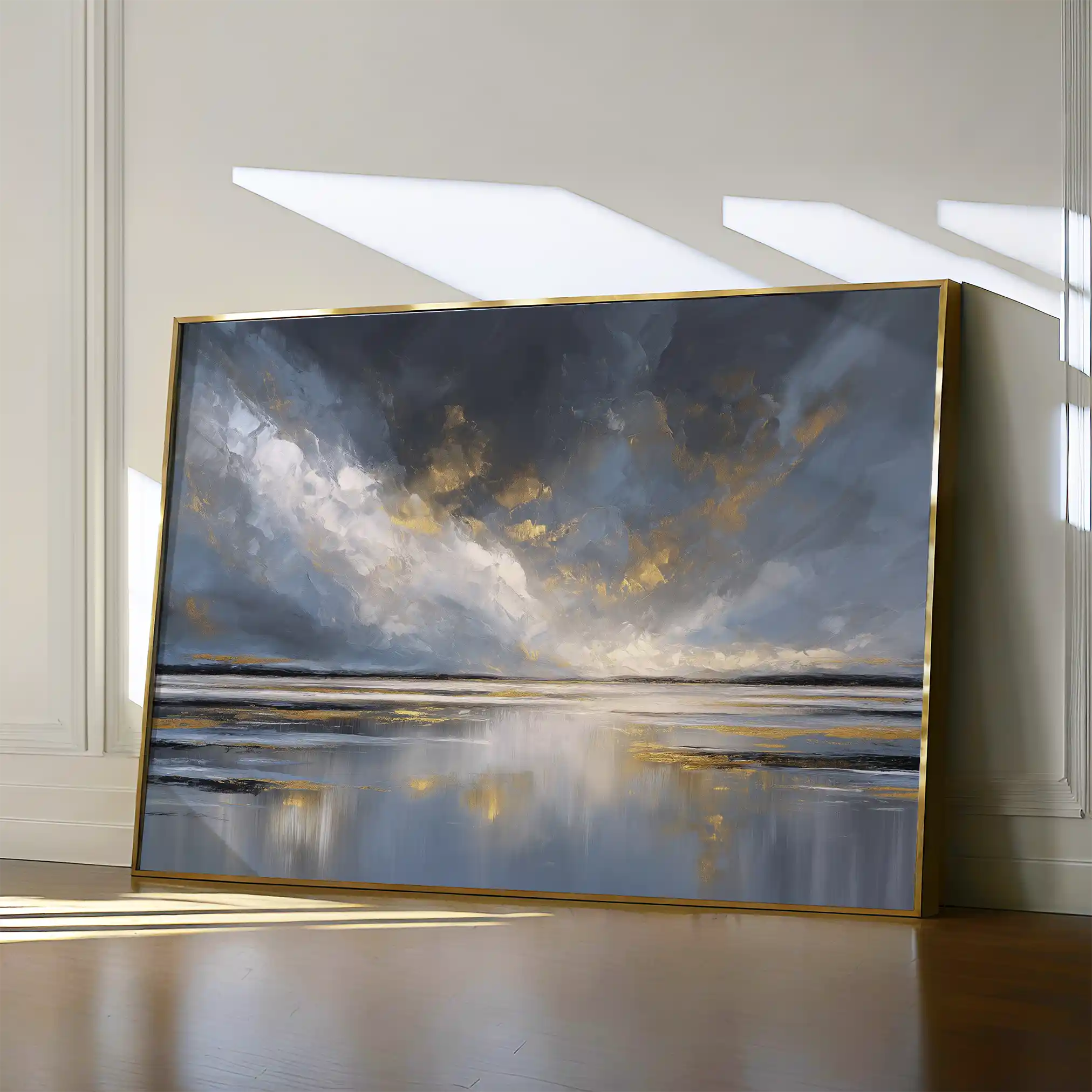 Abstract 1615 Canvas Art 60 x 40 cm / Stretched on hidden frame