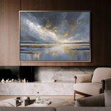Abstract 1615 Canvas Art 60 x 40 cm / Stretched on hidden frame