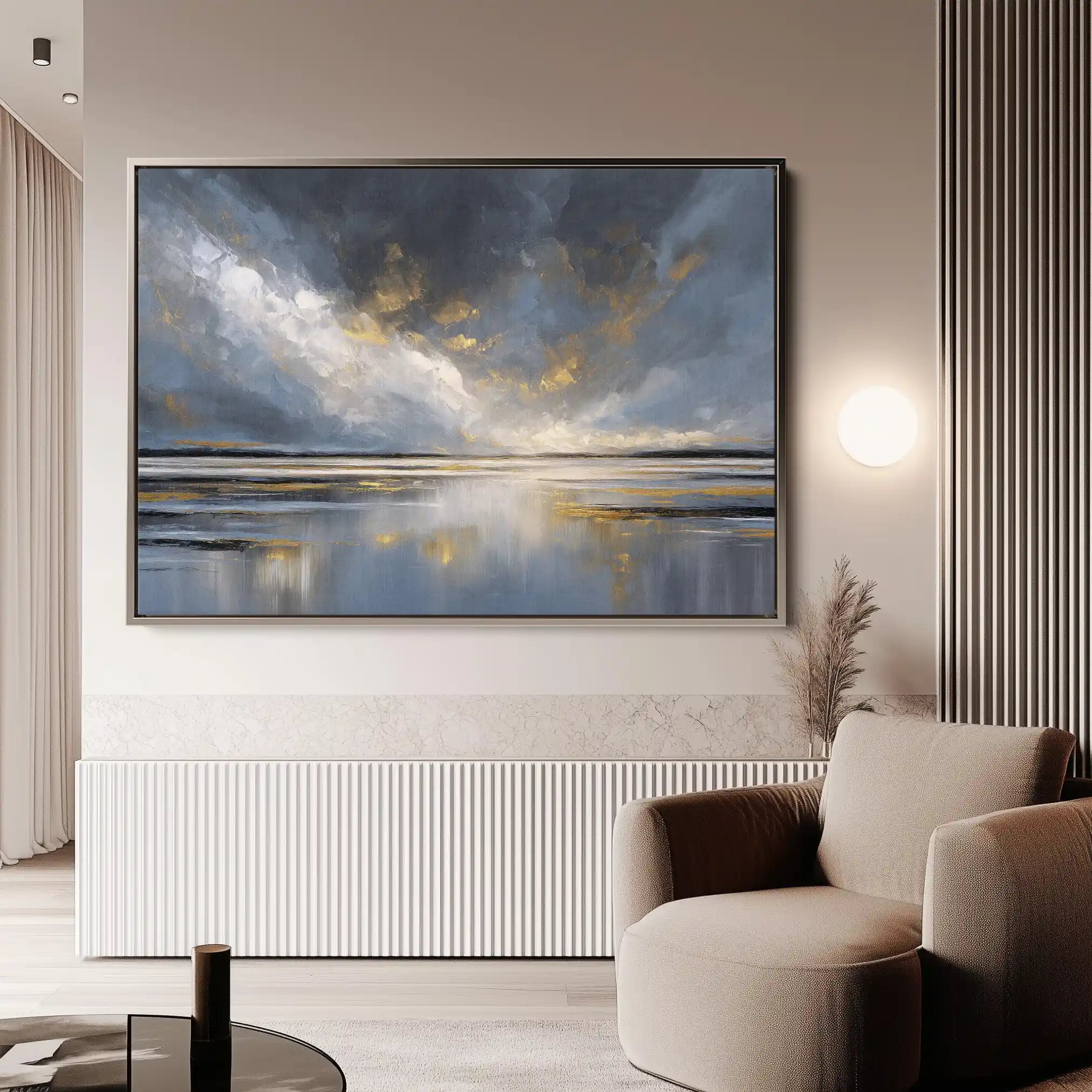 Abstract 1615 Canvas Art 60 x 40 cm / Stretched on hidden frame