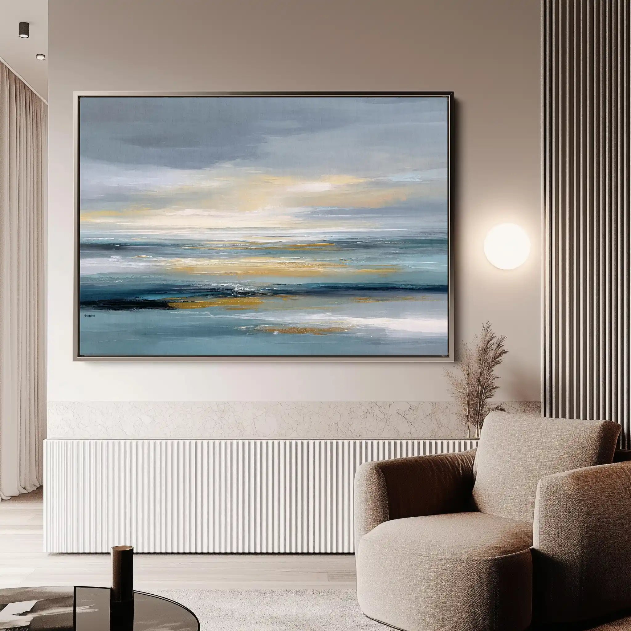 Abstract 1619 Canvas Art 60 x 40 cm / Stretched on hidden frame