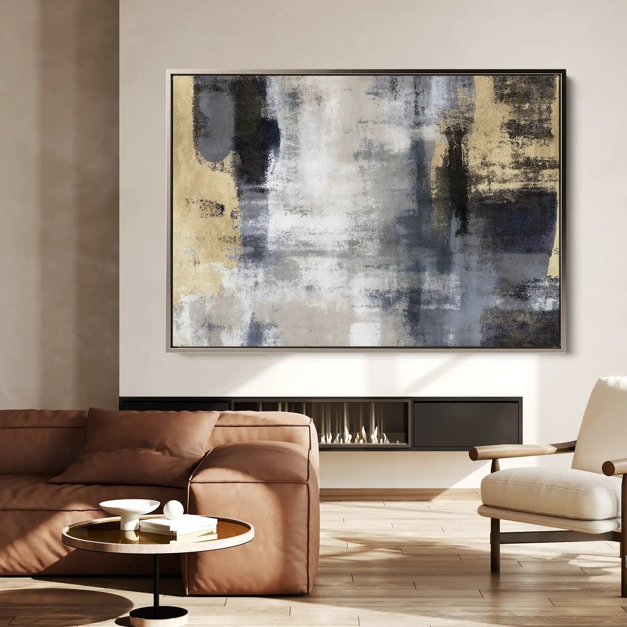 Abstract 162 Canvas Art 60 x 40 cm / Stretched on hidden frame