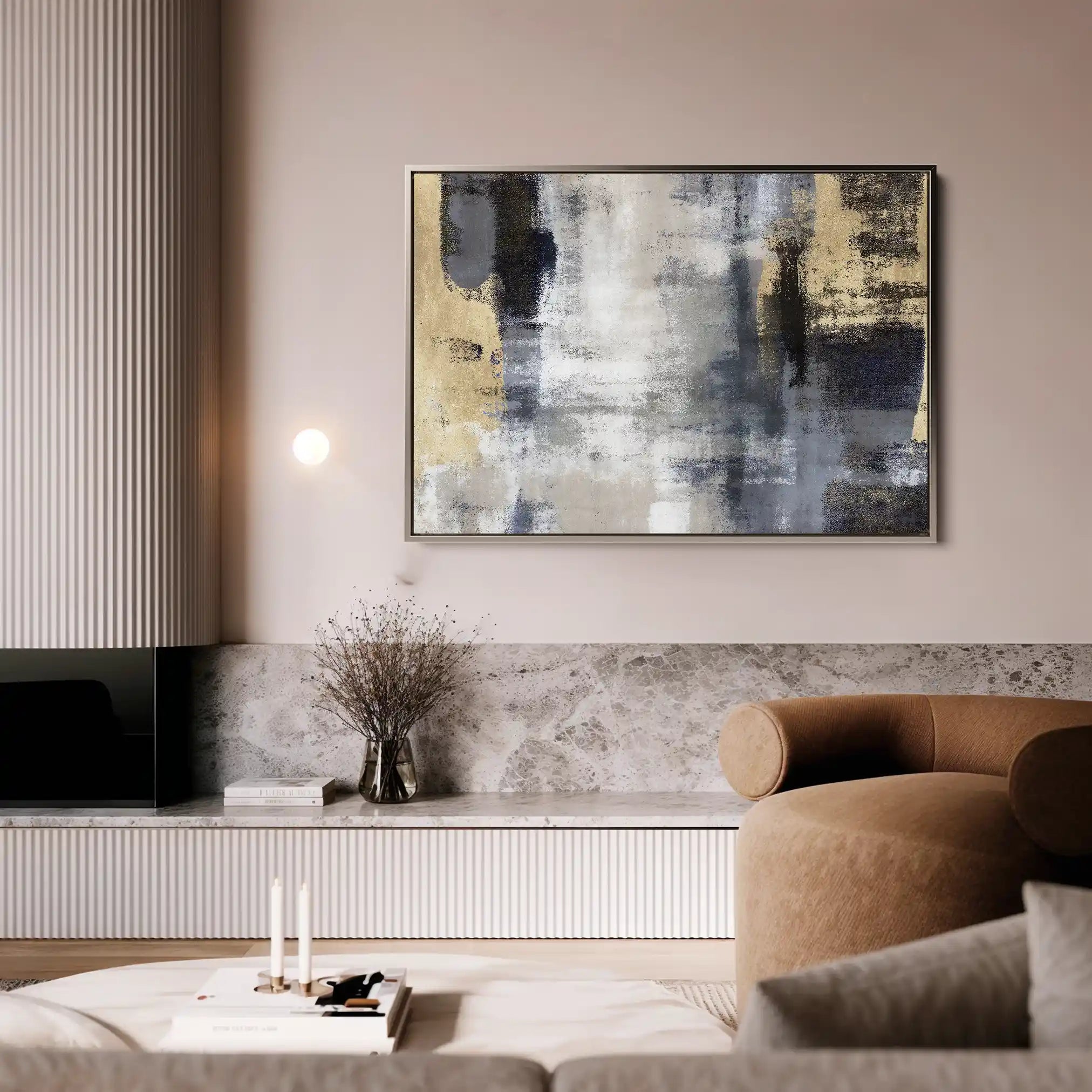 Abstract 162 Canvas Art 60 x 40 cm / Stretched on hidden frame