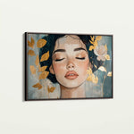 Portrait 162 Canvas Art 90 x 60 cm / Stretched on hidden frame
