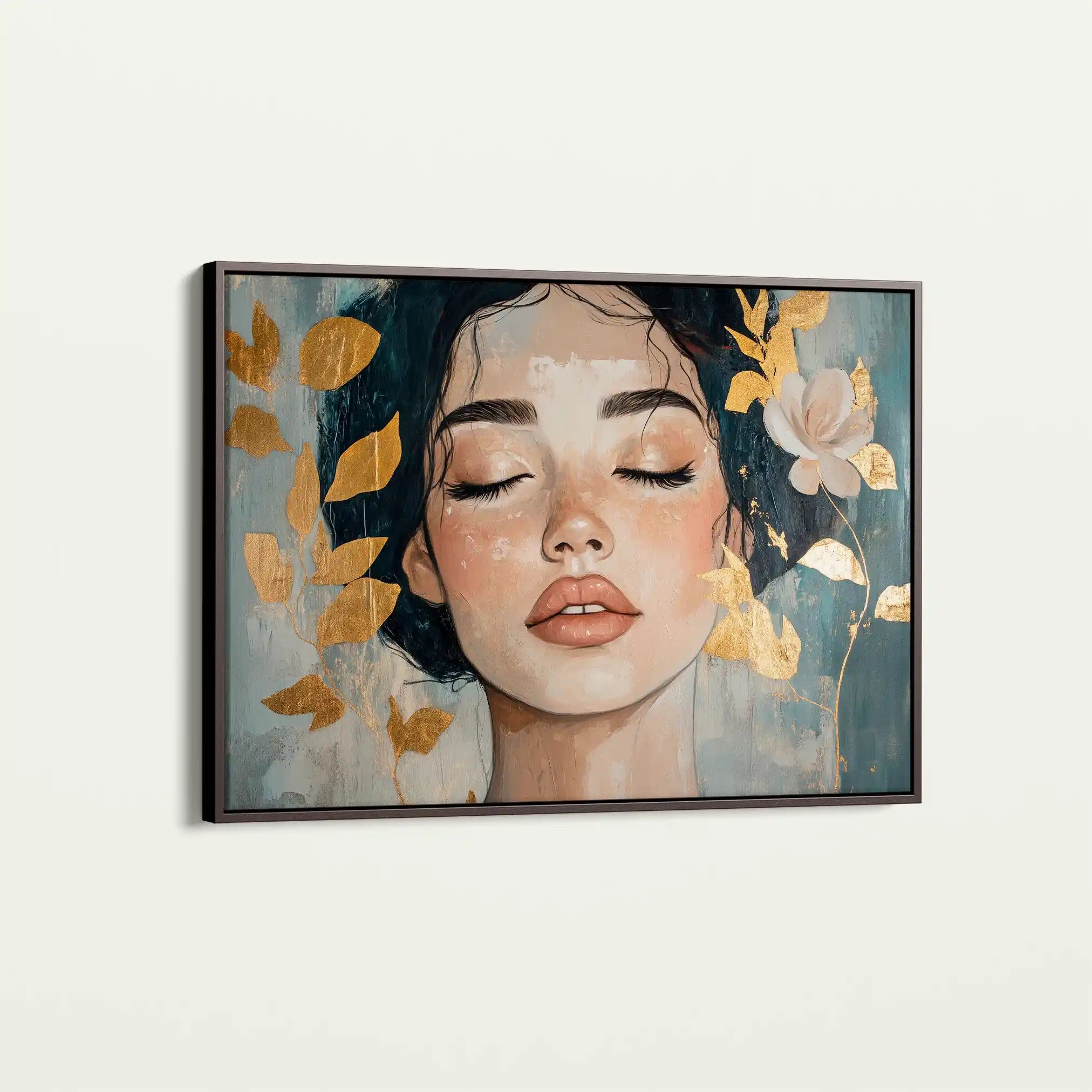 Portrait 162 Canvas Art 90 x 60 cm / Stretched on hidden frame