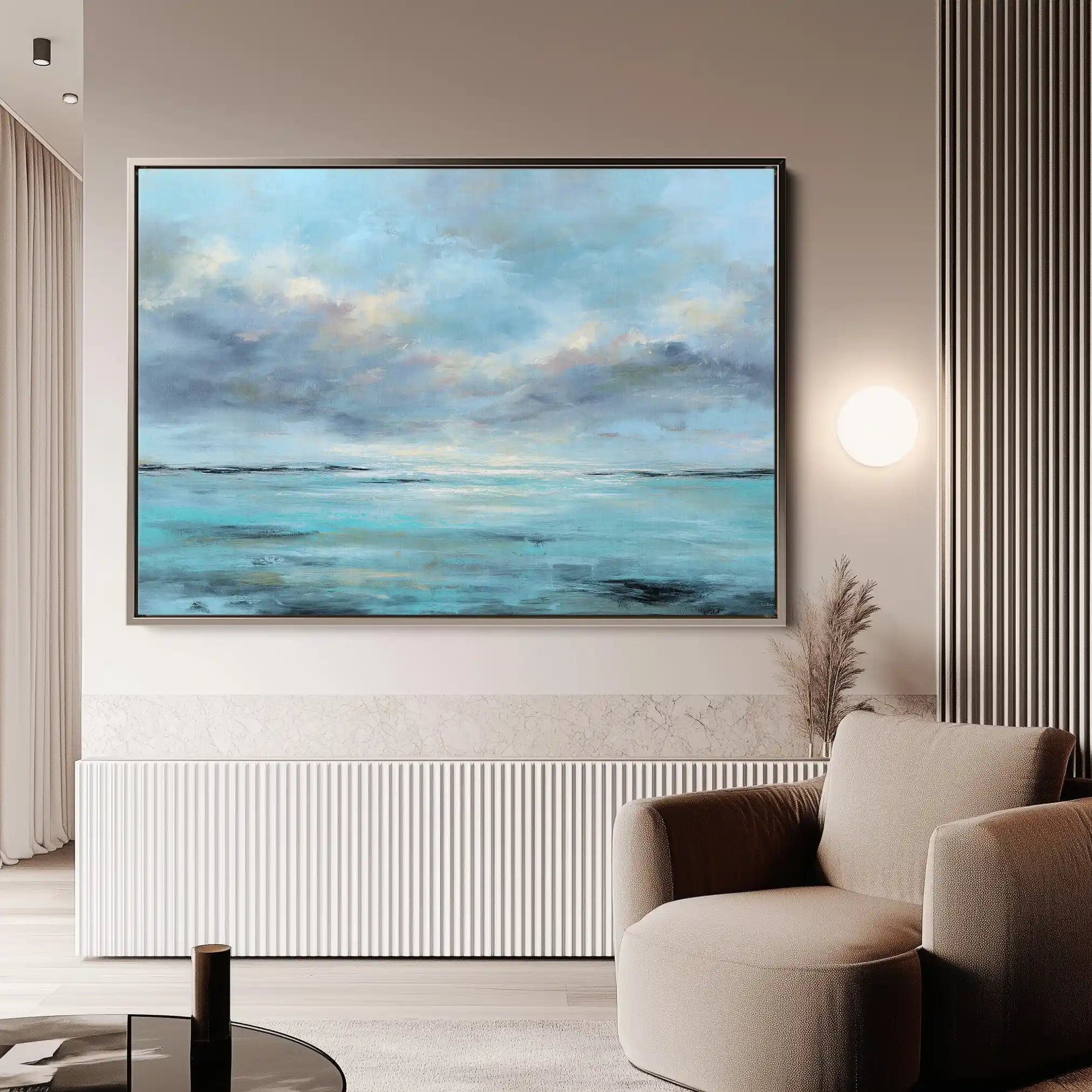 Abstract 1620 Canvas Art 60 x 40 cm / Stretched on hidden frame