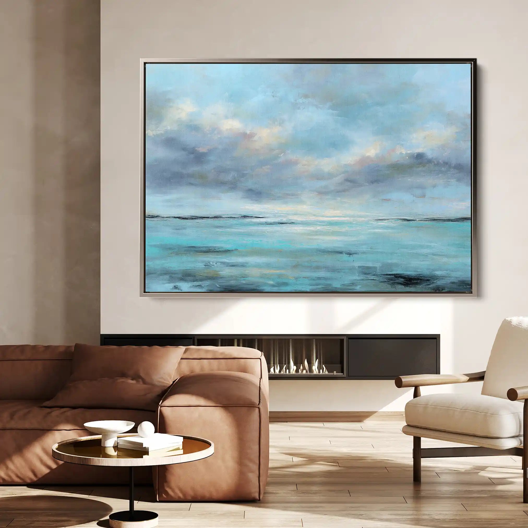 Abstract 1620 Canvas Art 60 x 40 cm / Stretched on hidden frame