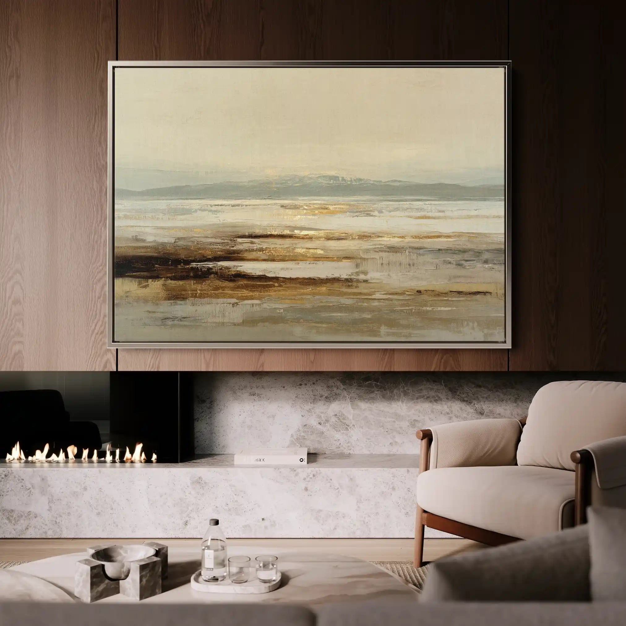 Abstract 1622 Canvas Art 60 x 40 cm / Stretched on hidden frame