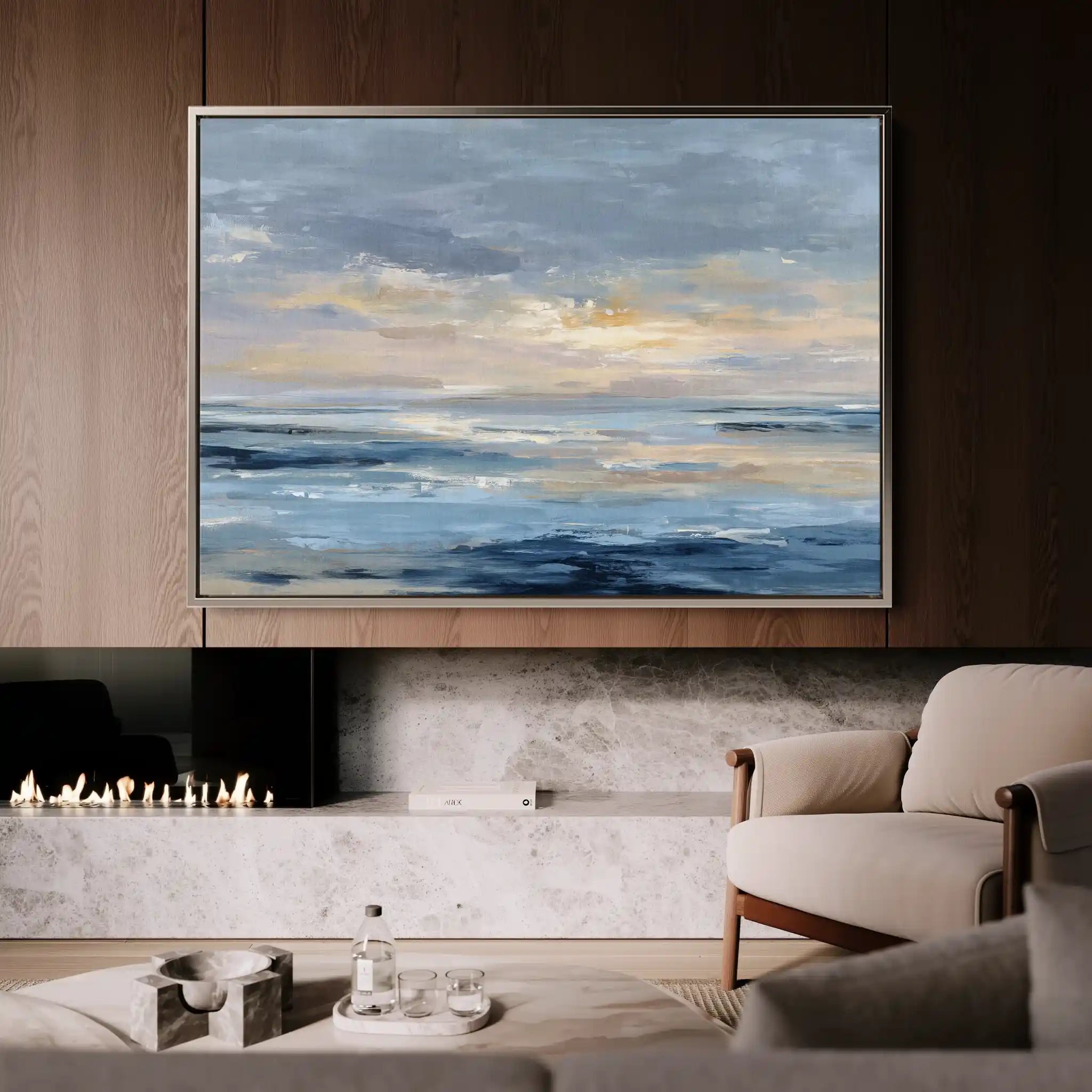 Abstract 1623 Canvas Art 60 x 40 cm / Stretched on hidden frame