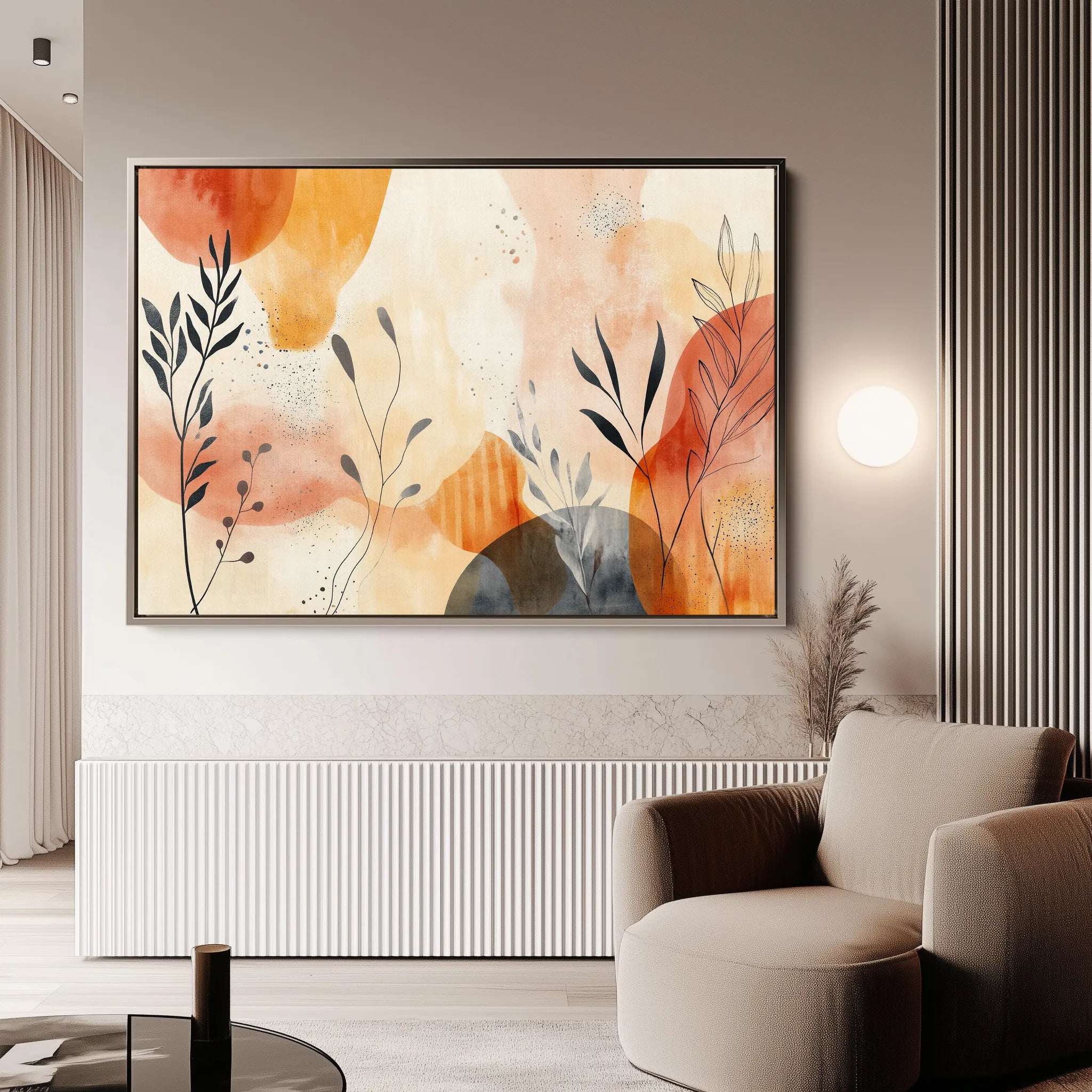 Boho Canvas Wall Art WAD163-BH 90 x 60 cm / Stretched on hidden frame